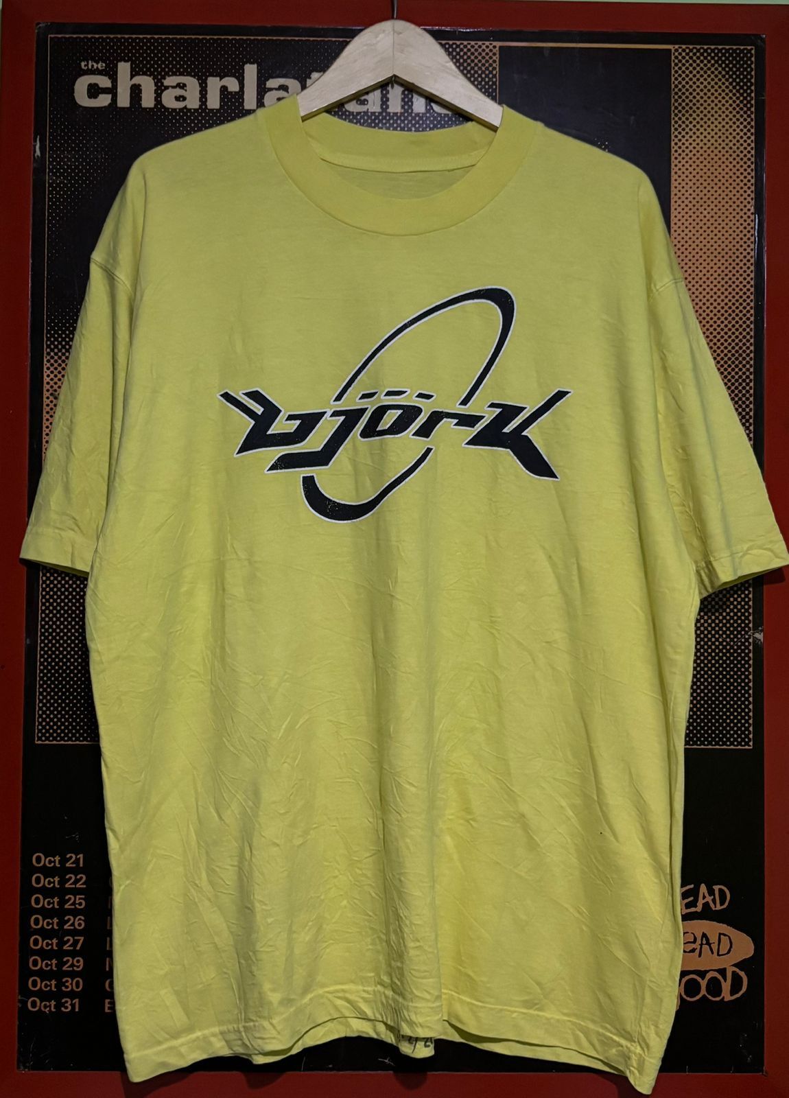 Band Tees Vtg rare Bjork Debut Shirt sugar cubes mbv radiohead Size US XL / EU 56 / 4 - 1 Thumbnail