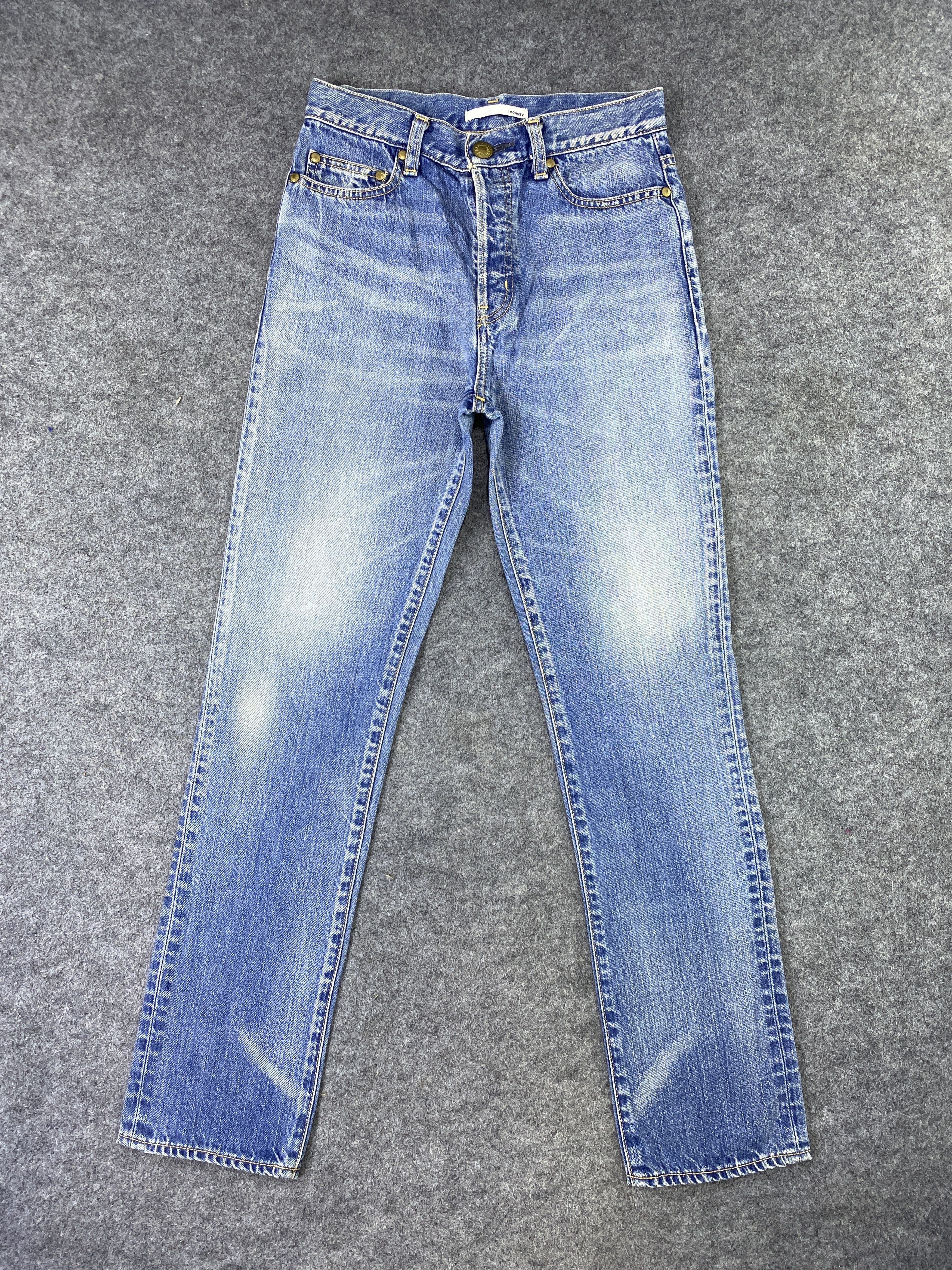 If Six Was Nine Moussy Japan Blue Wash Jeans-J1134 Size US 28 / EU 44 - 1 Thumbnail