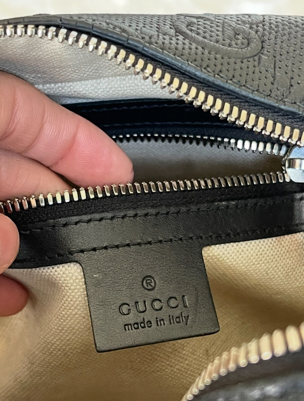 Gucci Gucci embossed crossbody bag Size ONE SIZE - 7 Thumbnail