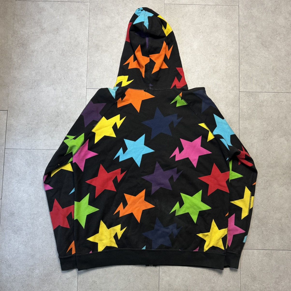 Bape Bape Sta Pattern Full Zip Hoodie Size US L / EU 52-54 / 3 - 2 Thumbnail