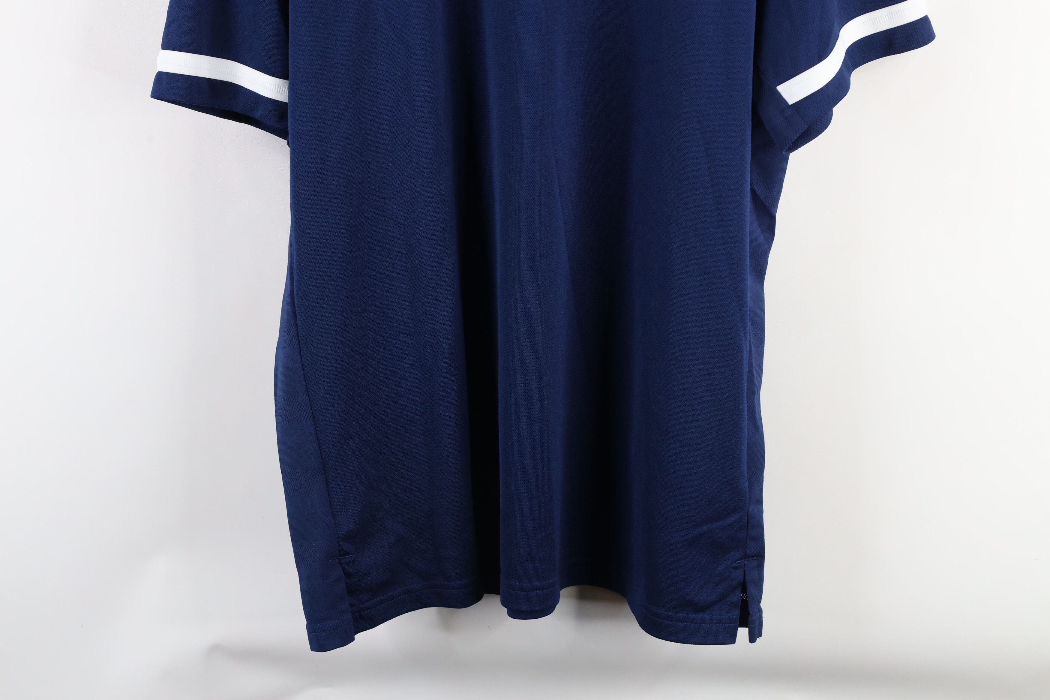 Adidas × Vintage Adidas University of Akron Baseball Collared Polo Shirt Blue Size US XL / EU 56 / 4 - 14 Thumbnail