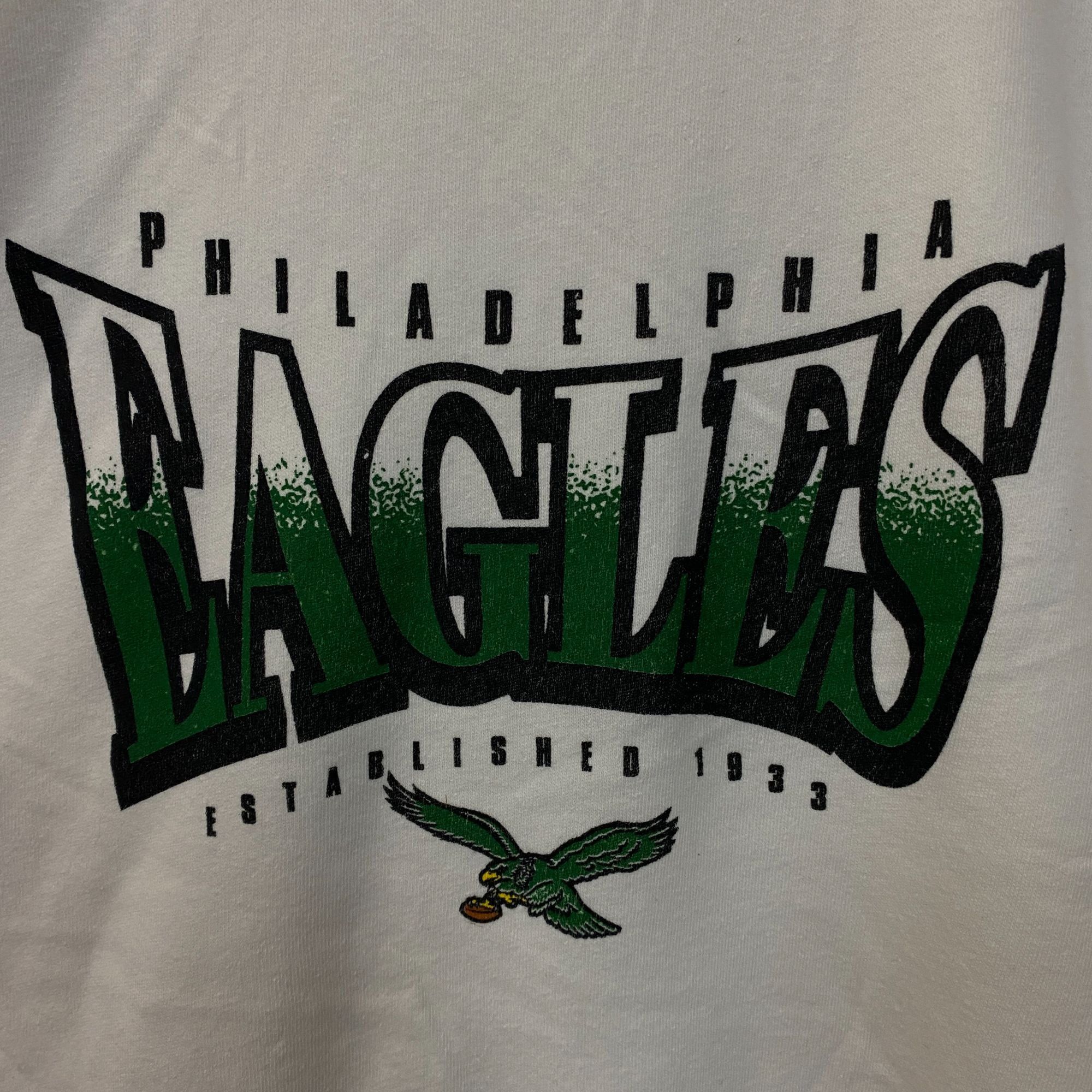 Junk Food Junk Food Clothing Philadelphia Eagles Logo Crop Crewneck Sw Size XL / US 12-14 / IT 48-50 - 3 Thumbnail