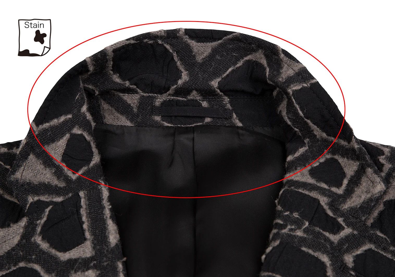 Issey Miyake Jacquard Design Jacket in Black Gray, Size 4 Size US XL / EU 56 / 4 - 4 Thumbnail
