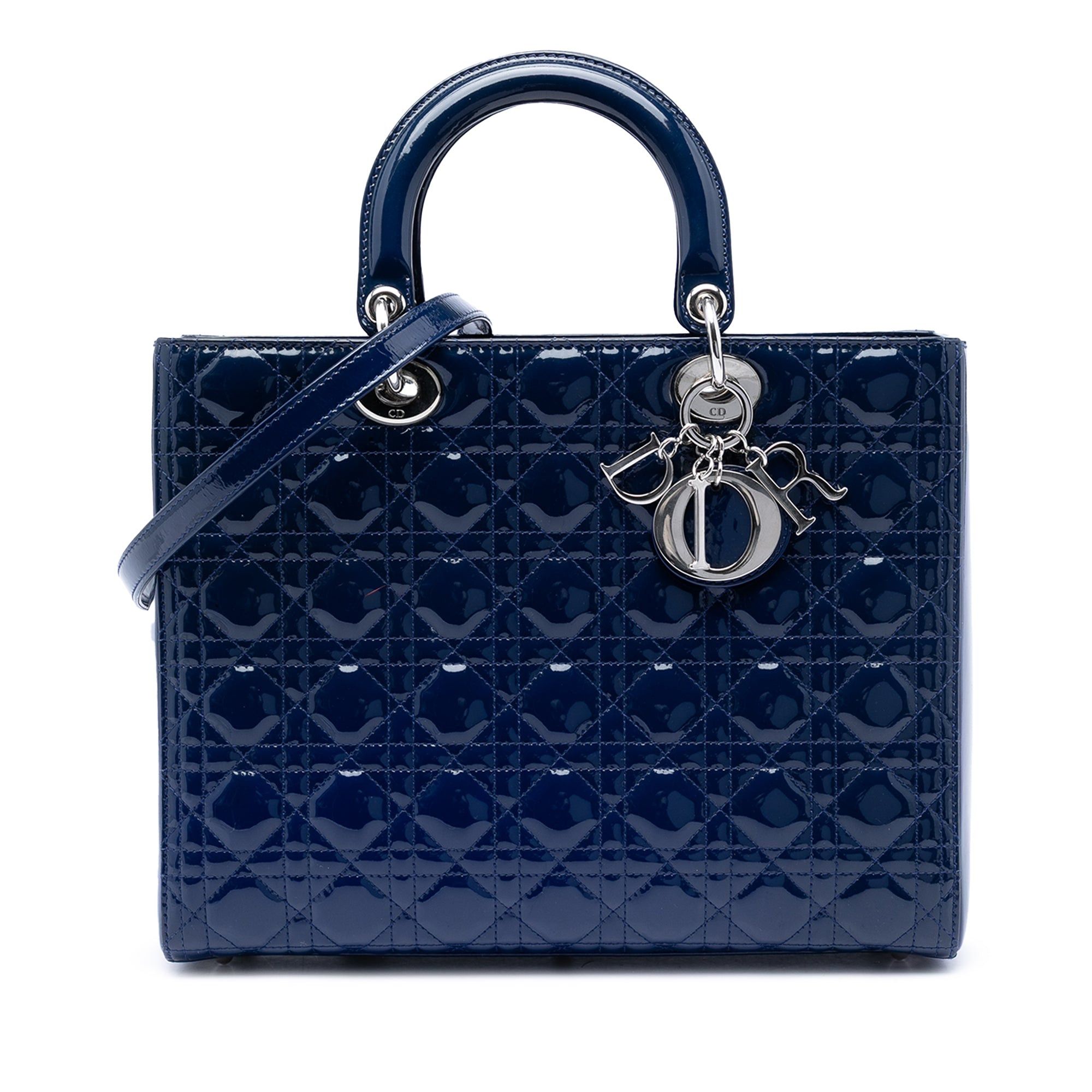 Dior Large Patent Cannage Lady Dior Size ONE SIZE - 1 Thumbnail