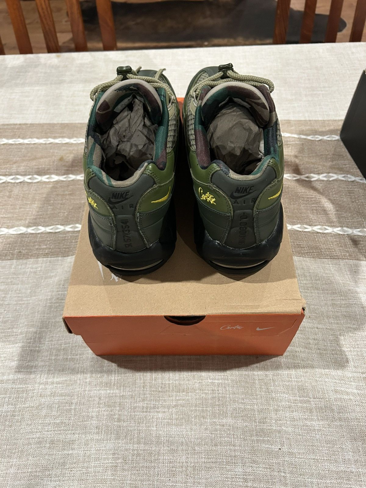 Corteiz × Nike Corteiz x Air Max 95 SP “Rules the world - sequoia” Size US 12 / EU 45 - 7 Thumbnail