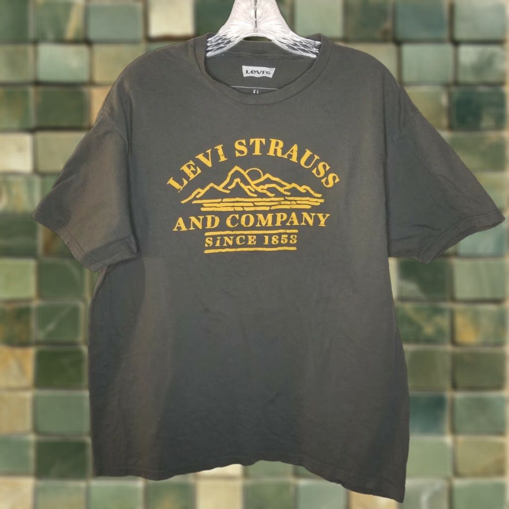 Levi's Levi's Mens T-Shirt Short Sleeve XL Green Casual Shirt Size US XL / EU 56 / 4 - 1 Thumbnail