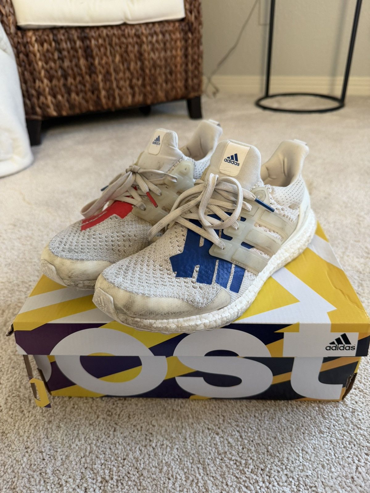 Adidas × Undefeated Undefeated Adidas Ultraboost Size US 9.5 / EU 42-43 - 1 Thumbnail