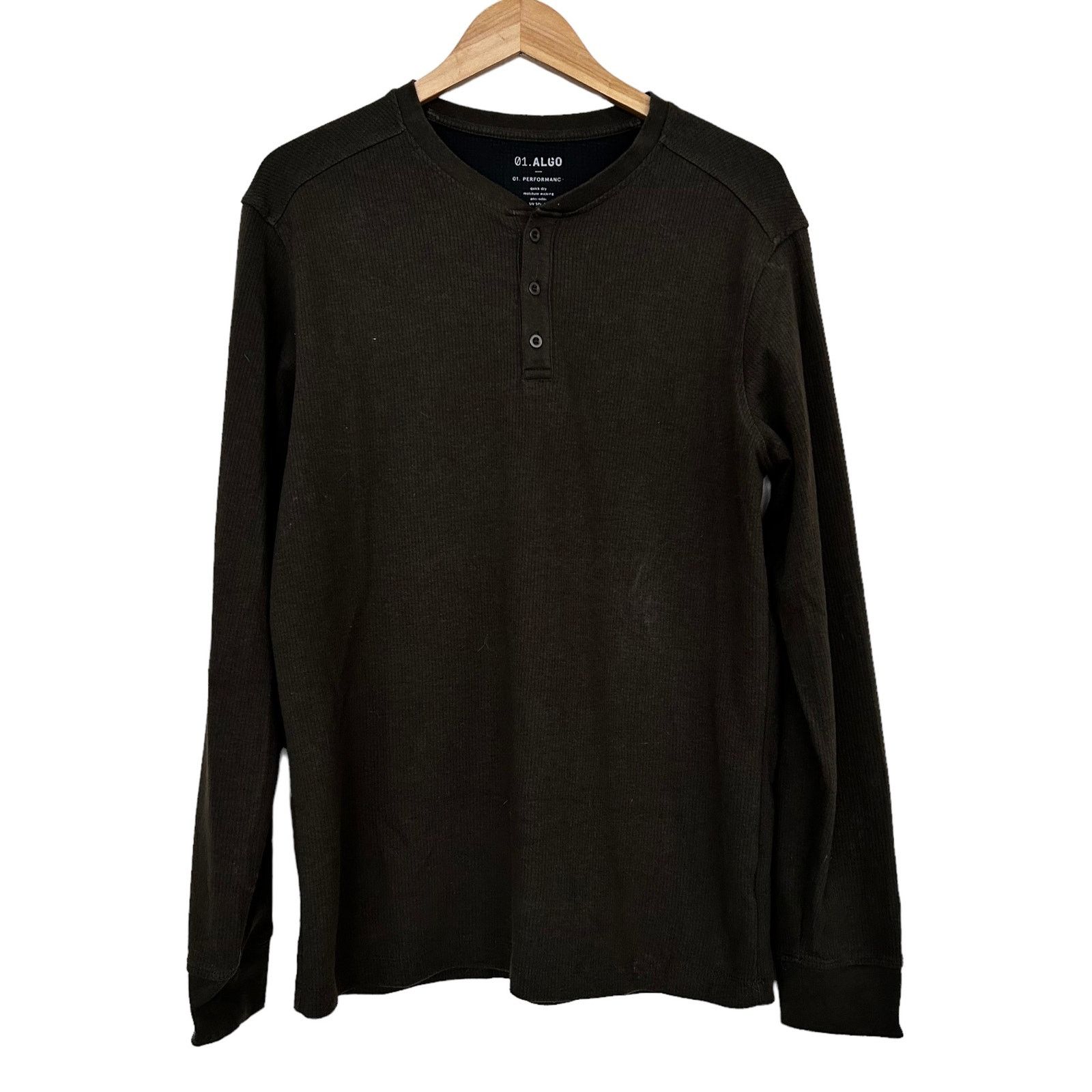 Other 01 Algo Performance Lot of 2 Long Sleeve Thermal Shirt Sz LT Size US L / EU 52-54 / 3 - 6 Thumbnail
