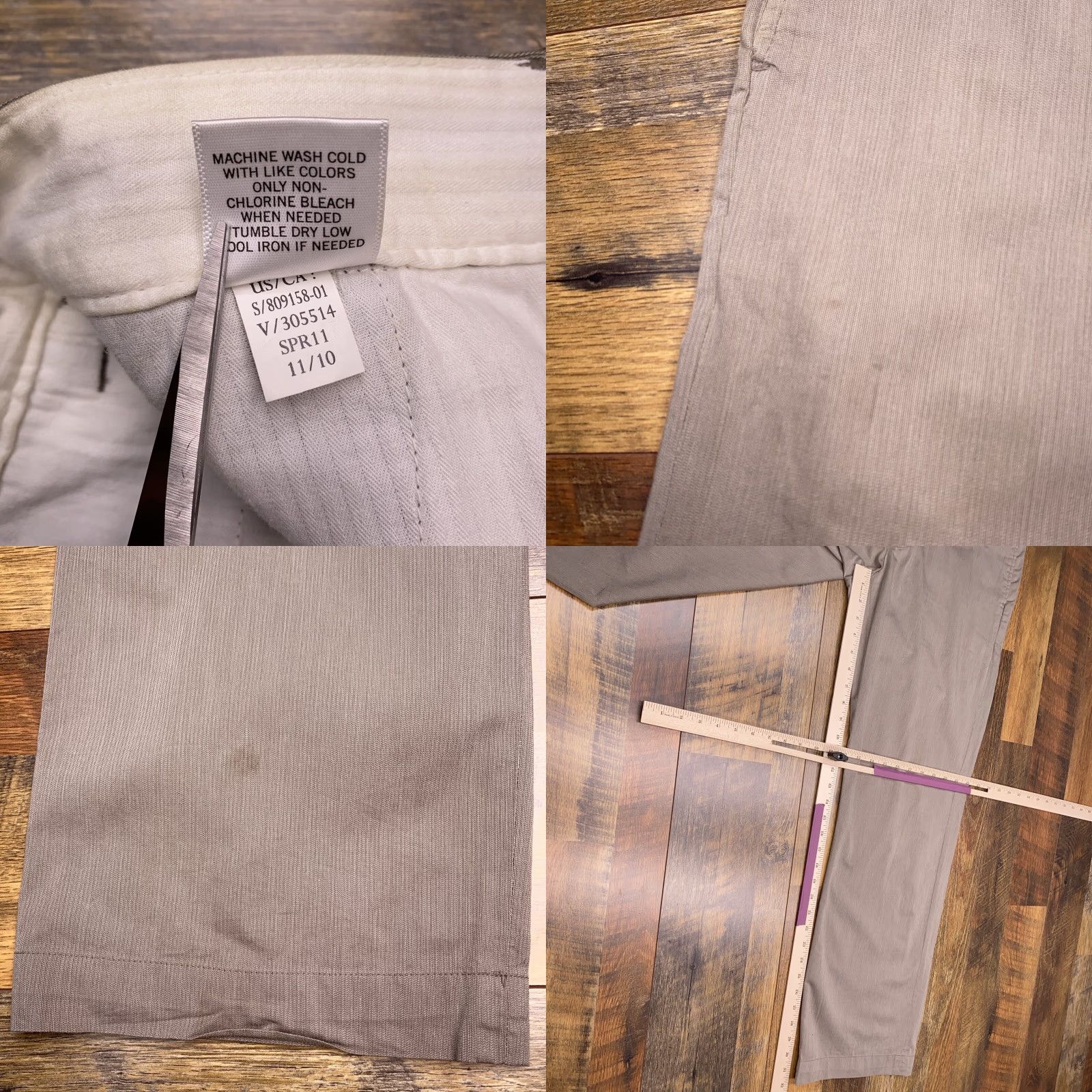 Banana Republic Banana Republic Pants Mens 32x32 Khaki Flat Front Mid Rise Slim Leg Modern Chino Size US 32 / EU 48 - 8 Thumbnail