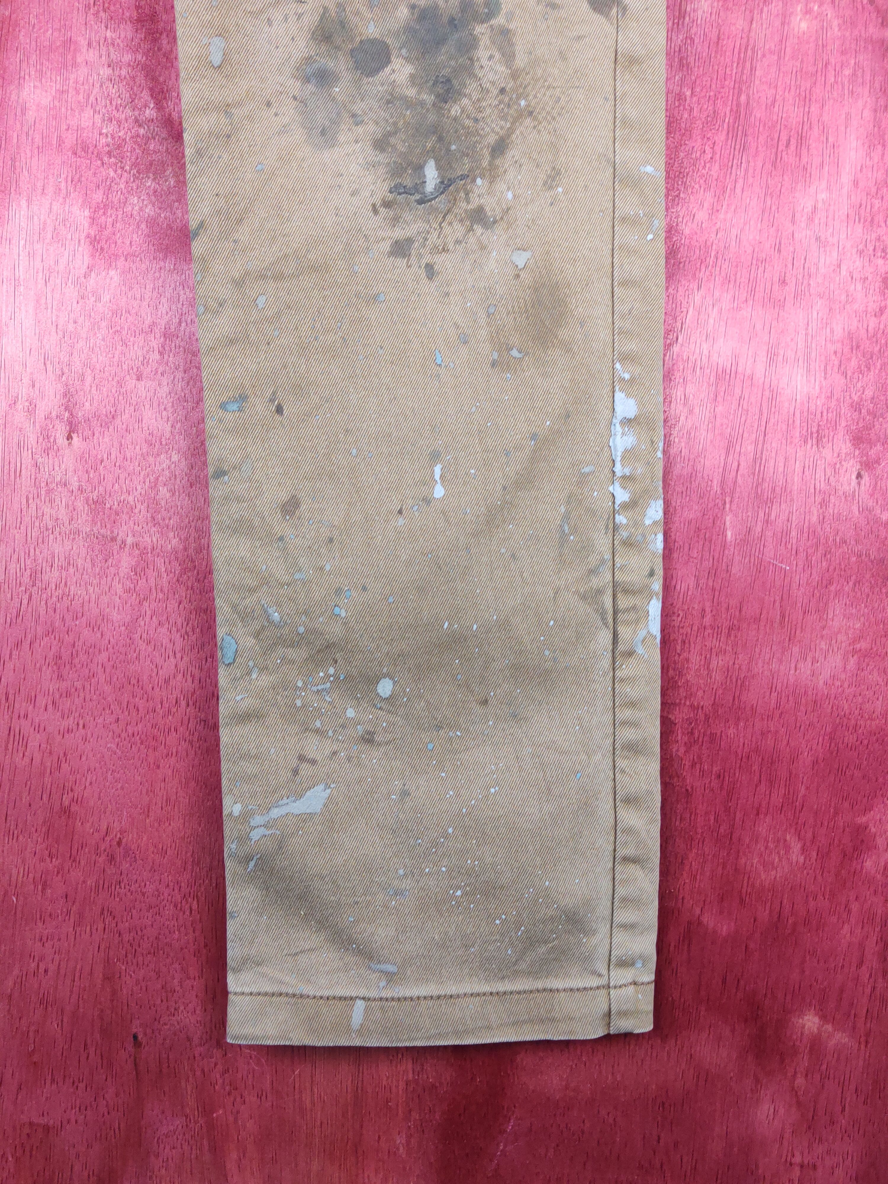 Fine Assist Brown Distressed Ripped Jeans #S17 95