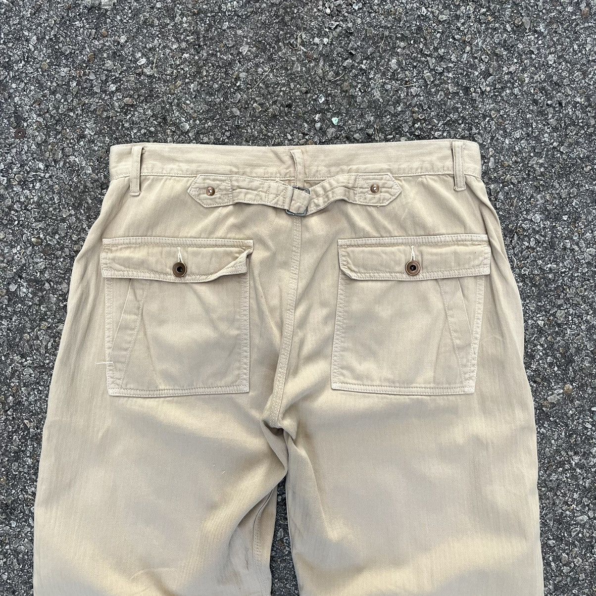 URBAN RESEARCH DOORS HBT Fatigue Urban Research Doors Baker Pants Buckle Back Size US 32 / EU 48 - 10 Thumbnail