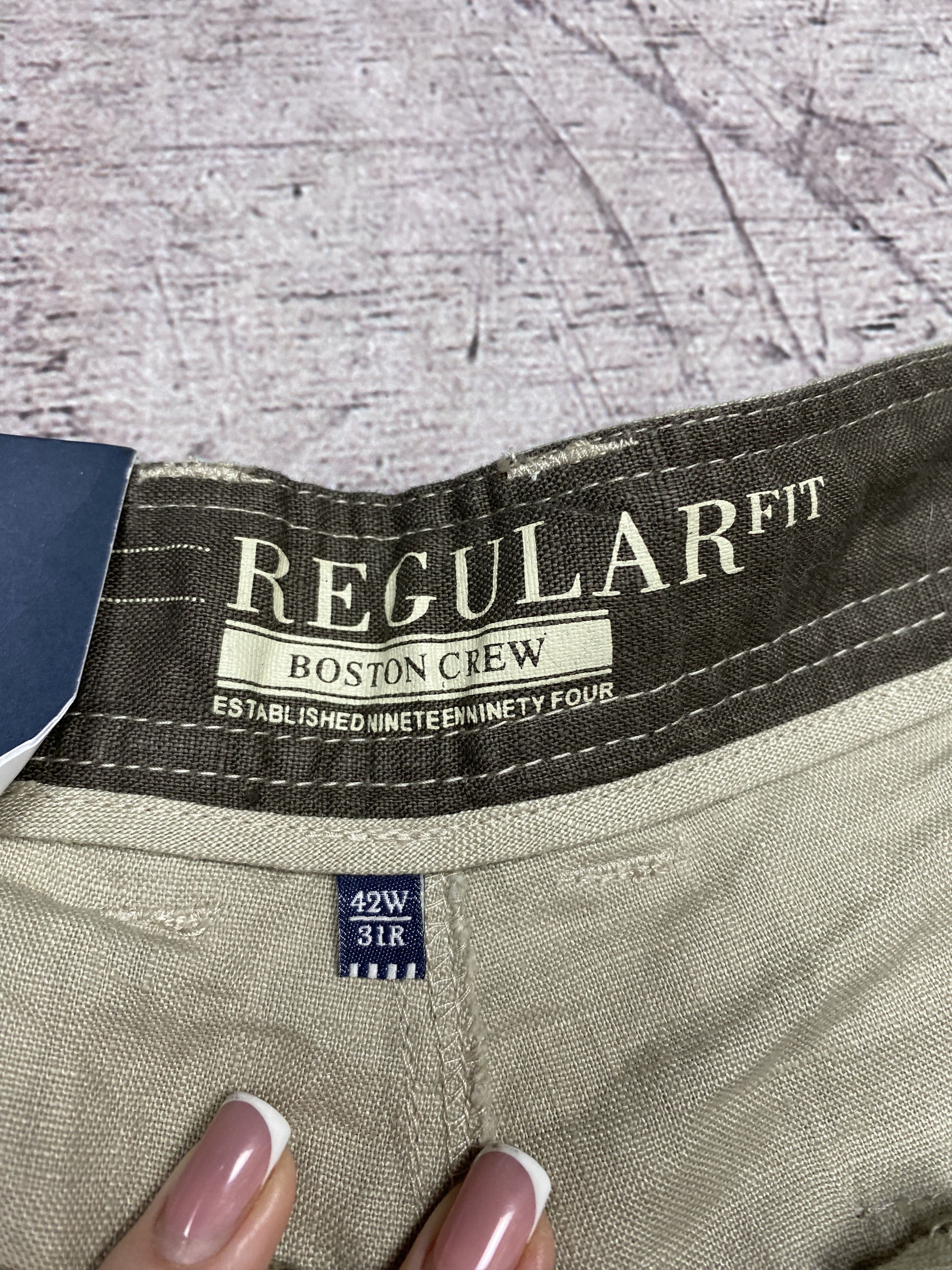 20471120 × Vintage NEW Mens BIG BOY Linen Pants Trousers Size US 42 / EU 58 - 3 Thumbnail