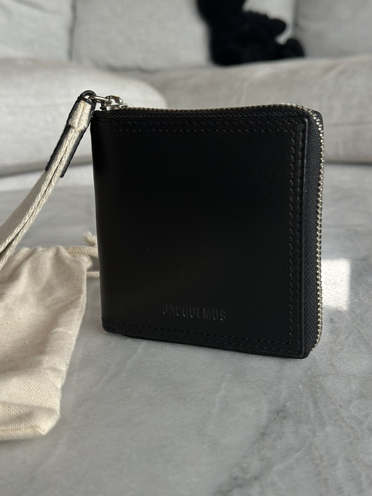 Jacquemus JACQUEMUS LE CARRÉ ROND 100% Leather zip around wallet Size ONE SIZE - 7 Thumbnail