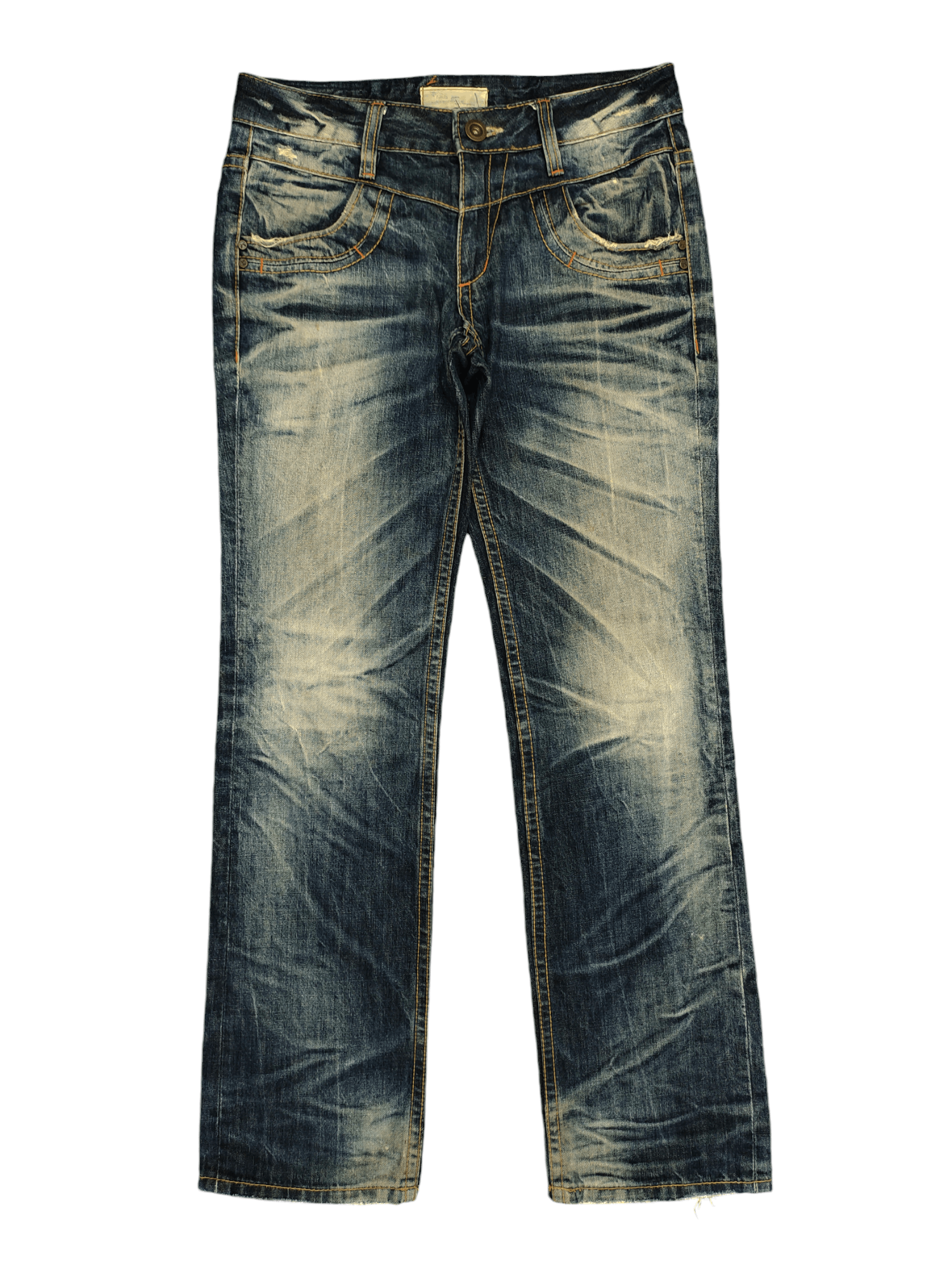 Le Grande Bleu (L.G.B.) Lolita By Yoshitomo Nara Clawmark Distress Faded Jeans Size US 30 / EU 46 - 1 Thumbnail