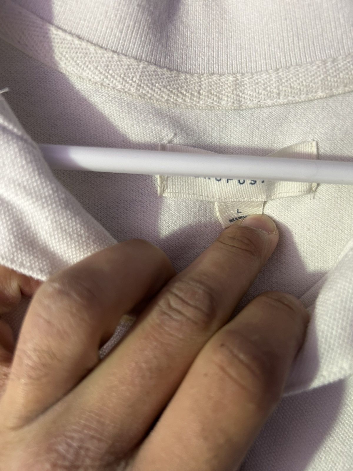 Aeropostale White Polo Size US L / EU 52-54 / 3 - 6 Thumbnail