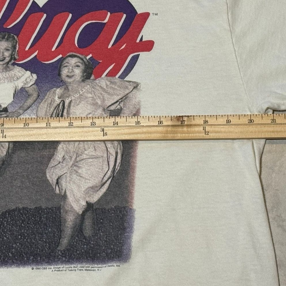 Tultex Vintage 1995 I Love Lucy T Shirt 90s Sitcom TV Show Large Size US L / EU 52-54 / 3 - 6 Thumbnail