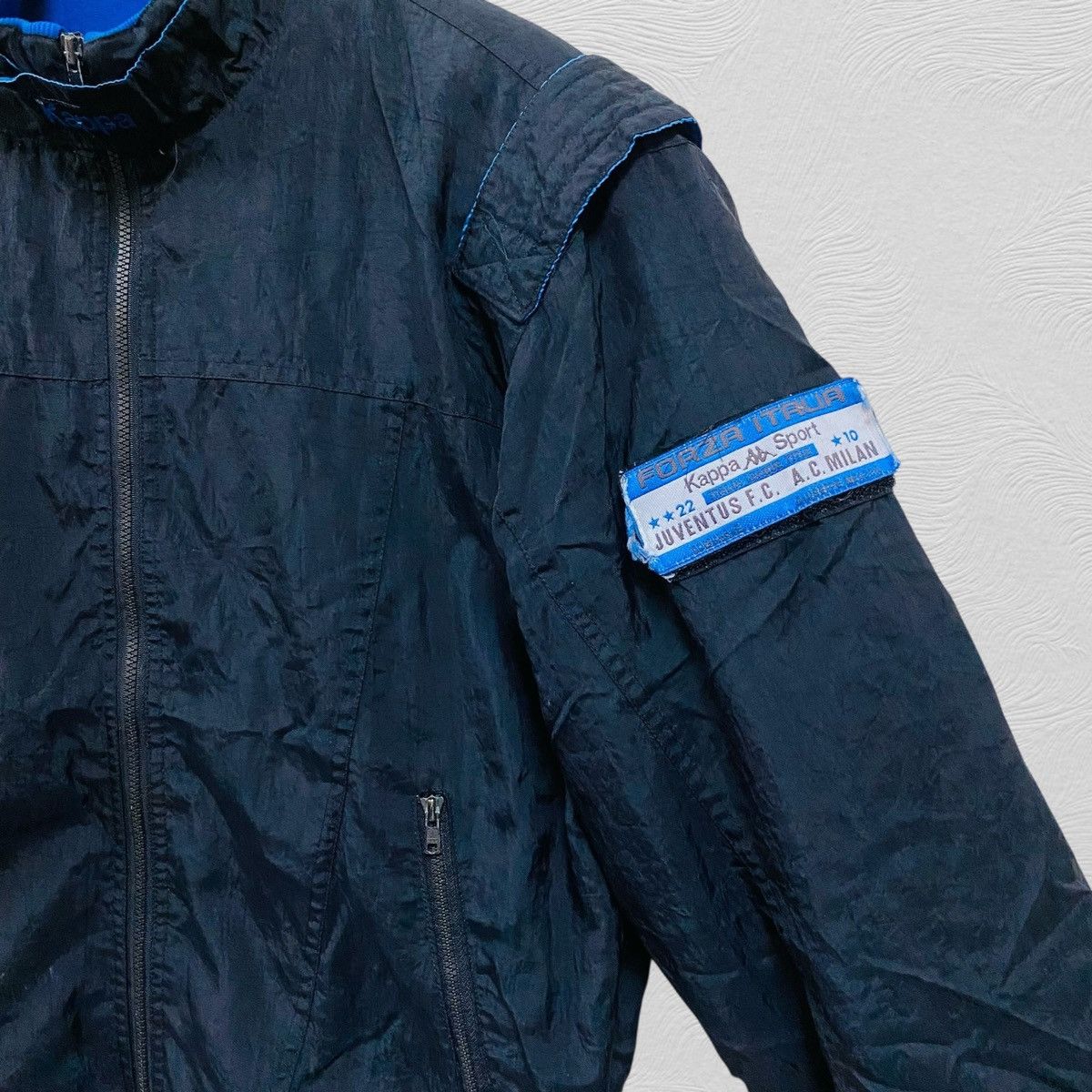 Kappa Vintage 90s kappa forza italia jacket windbreaker Size US L / EU 52-54 / 3 - 2 Thumbnail