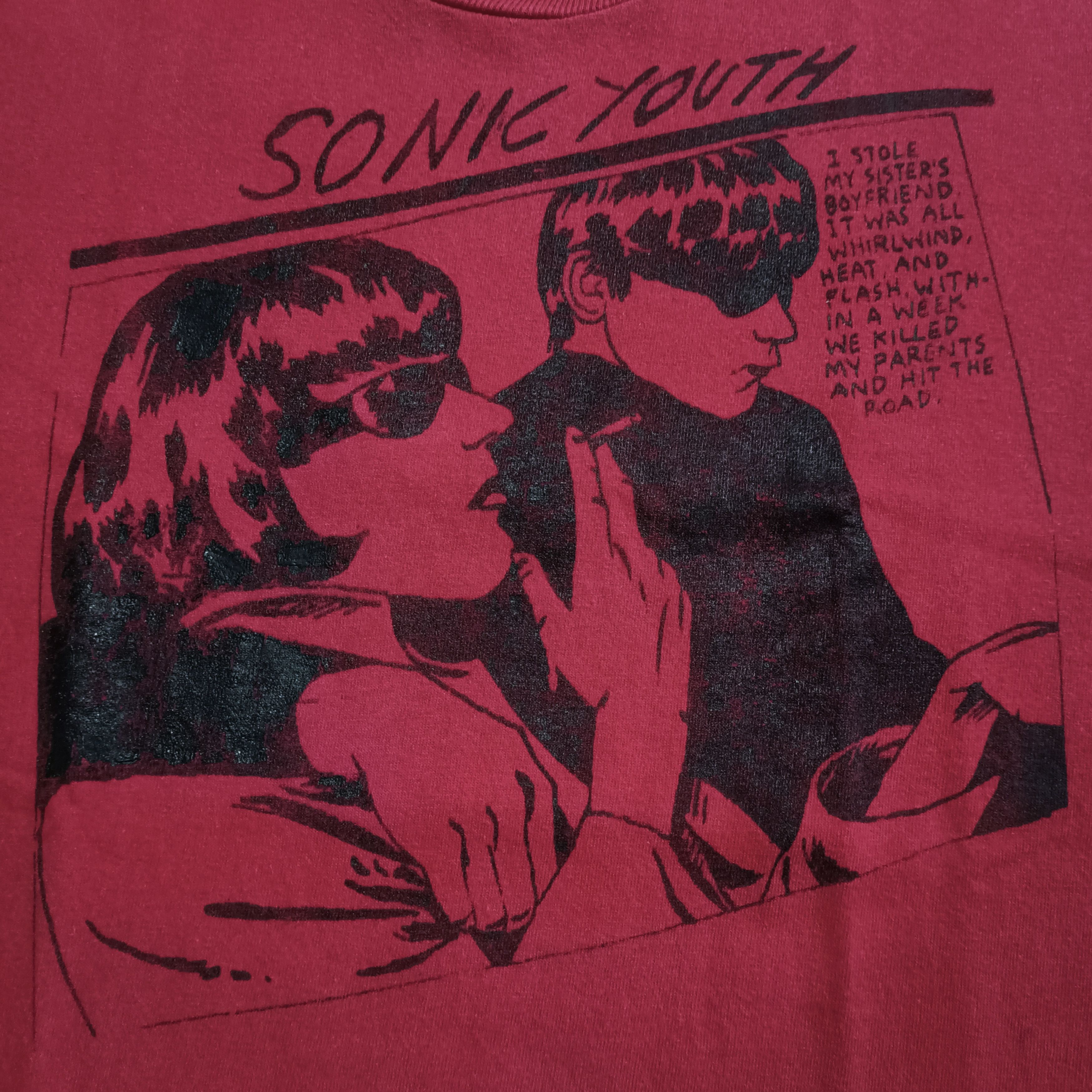 Band Tees Rare Vintage Early 90's Sonic Youth - Goo Band T-shirt Size US M / EU 48-50 / 2 - 3 Thumbnail