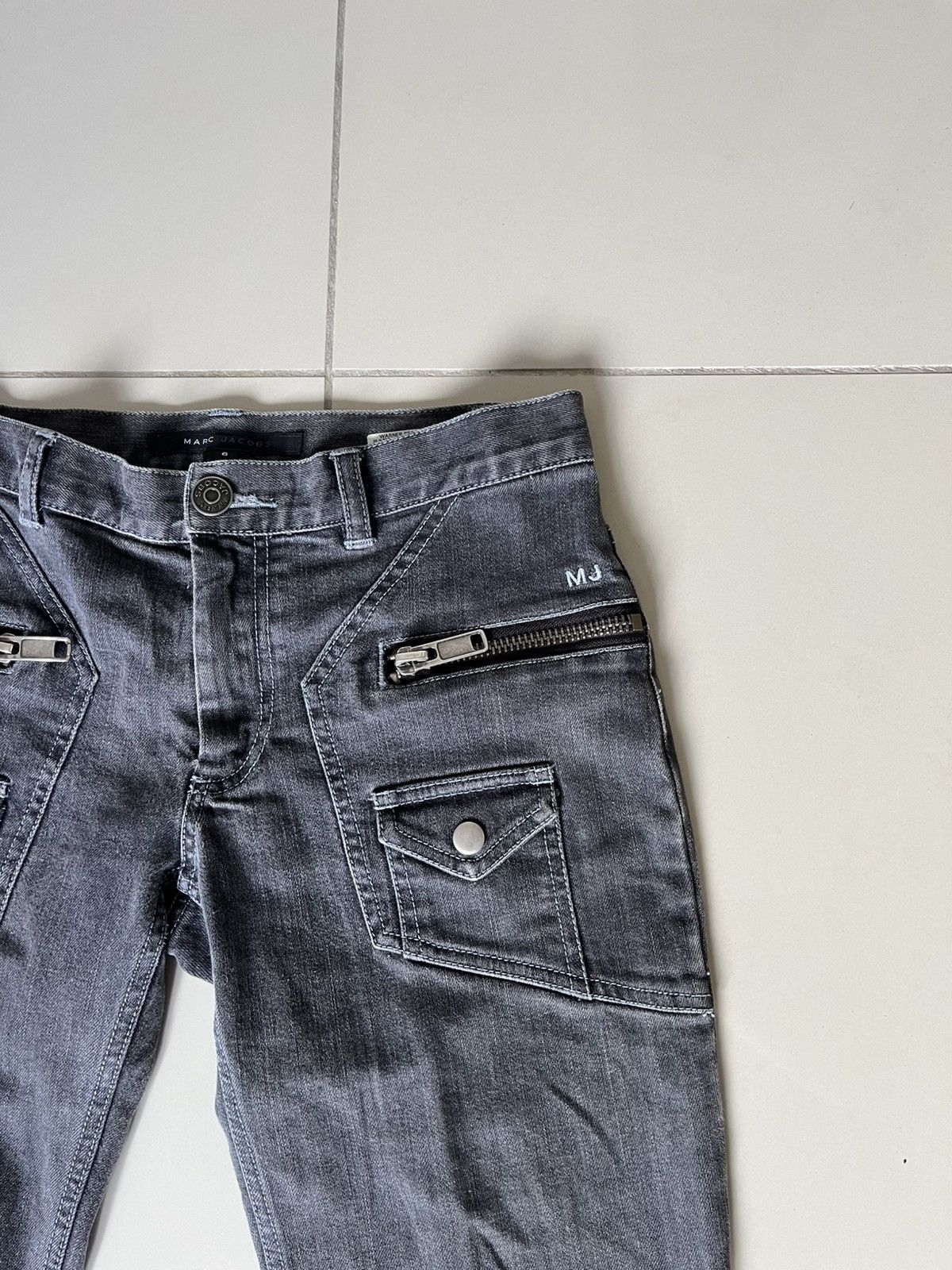 Marc Jacobs Marc Jacobs Zipper Flare Jeans Size US 31 - 2 Thumbnail