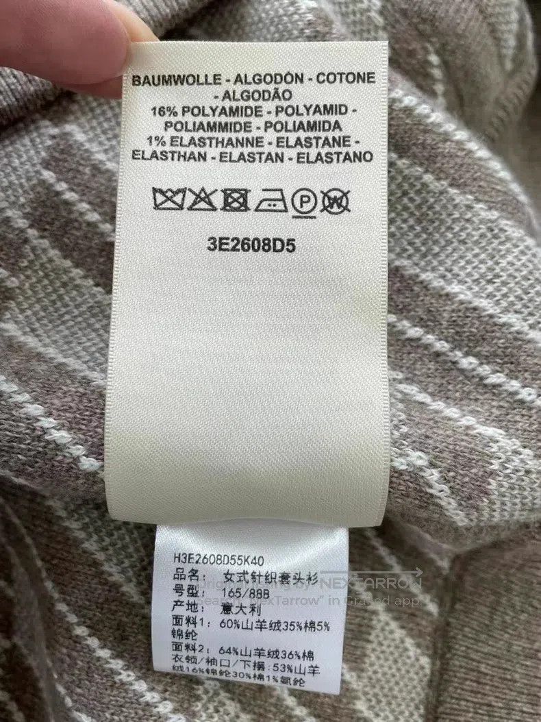 Hermes Hermes Spring/Summer 2023 double-sided cashmere sweater, r Size S / US 4 / IT 40 - 5 Thumbnail