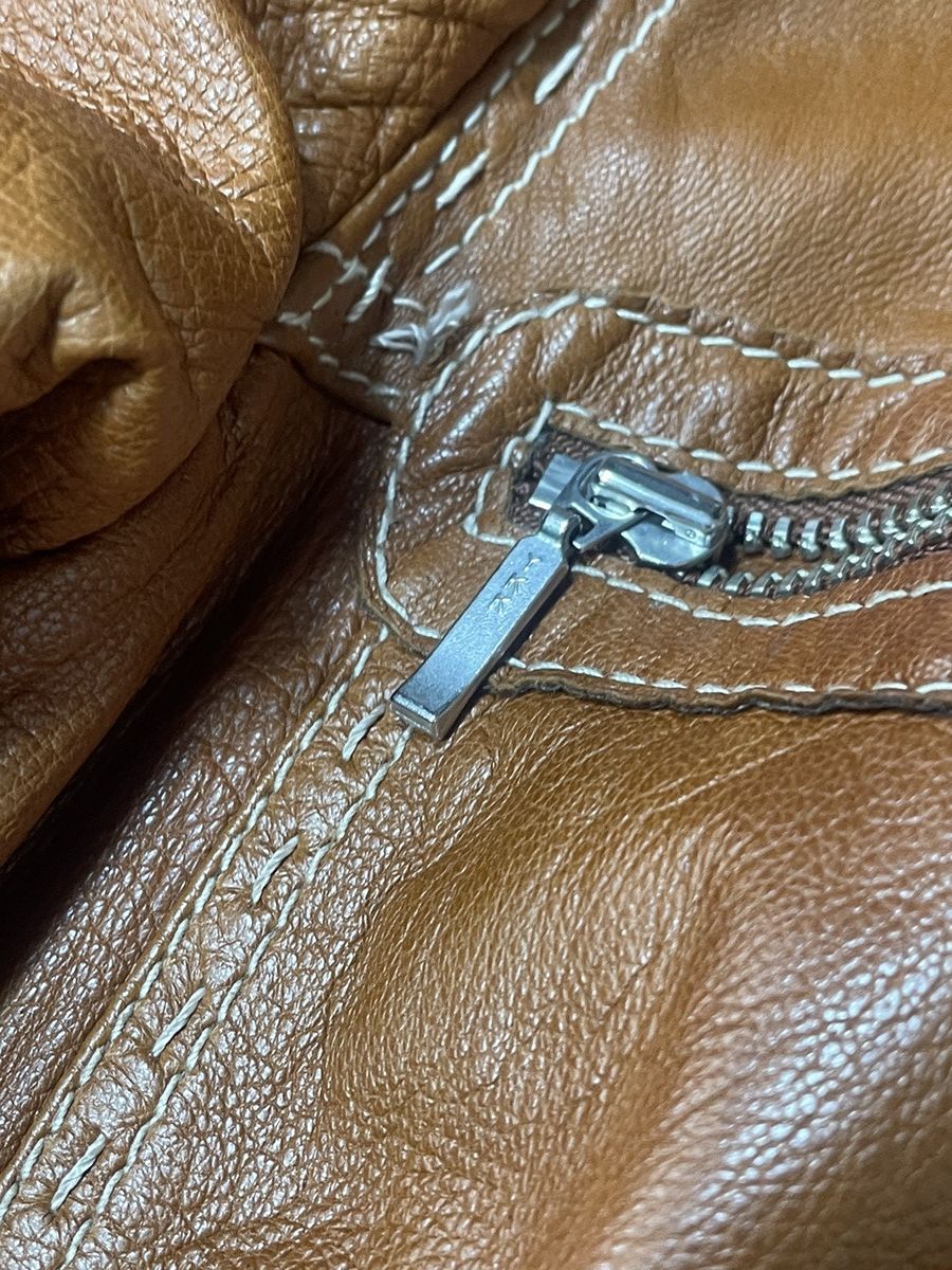 Vintage 🔥Offers🔥Vintage Y2K Real Genuine Leather Jacket Boxy Solid Size S / US 4 / IT 40 - 11 Thumbnail