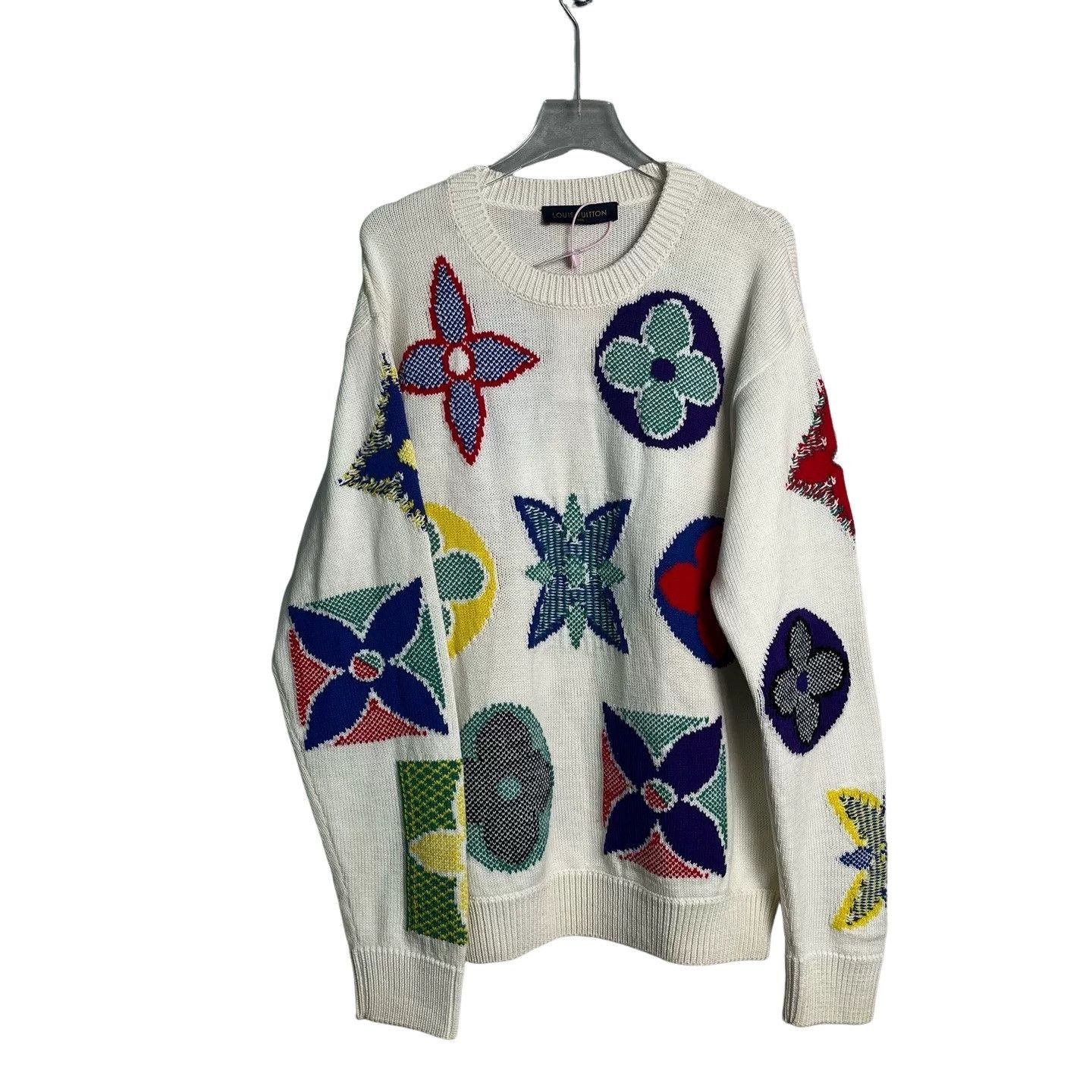 Louis Vuitton Louis Vuitton Monogram Graphic Knit Sweater XL Size US XL / EU 56 / 4 - 1 Thumbnail