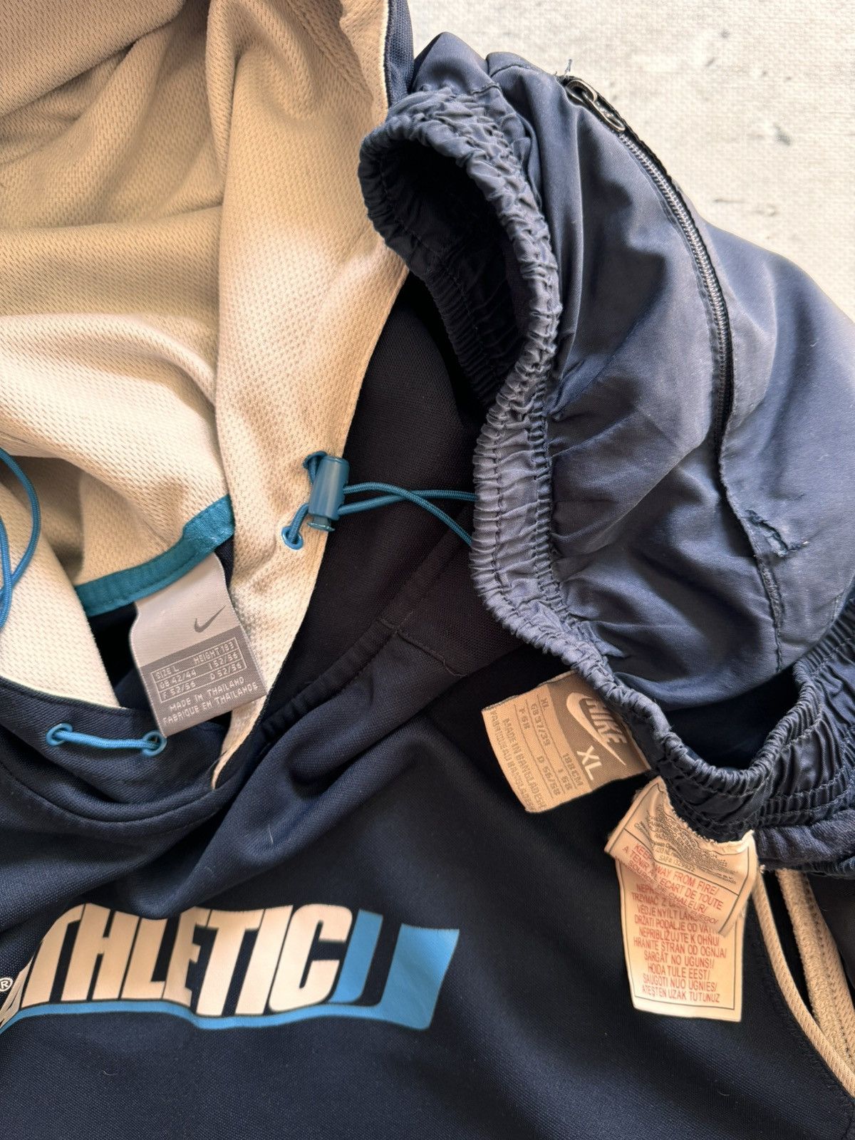 Nike × Vintage NIKE VINTAGE OVERSIZE DRIL TRACK SUIT Y2k Size US XL / EU 56 / 4 - 7 Thumbnail