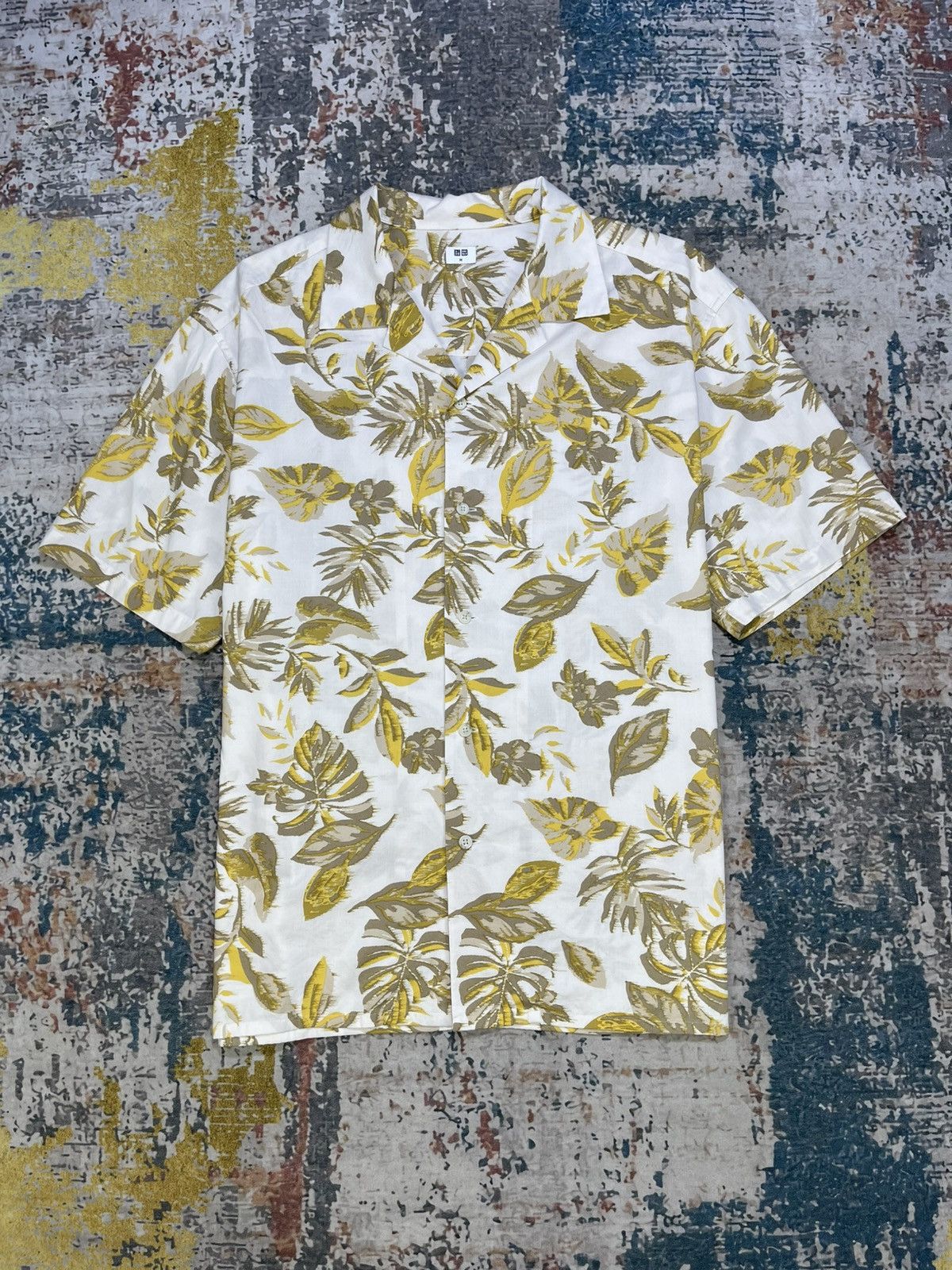Uniqlo Uniqlo Botanical Print Aloha Hawaiian Shirt Size US M / EU 48-50 / 2 - 1 Thumbnail