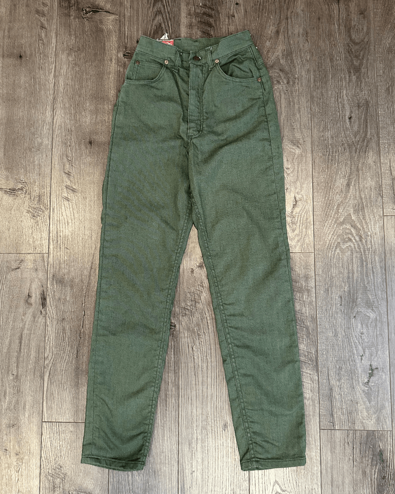 Lee Vintage 60s Women's Lady Lee Stretch Rider Jeans -Size 24x29 Size 24" / US 00 / IT 34 - 2 Thumbnail