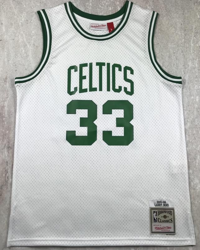 NBA 33 Larry Bird Jersey Boston Celtics Jersey Size US L / EU 52-54 / 3 - 1 Thumbnail