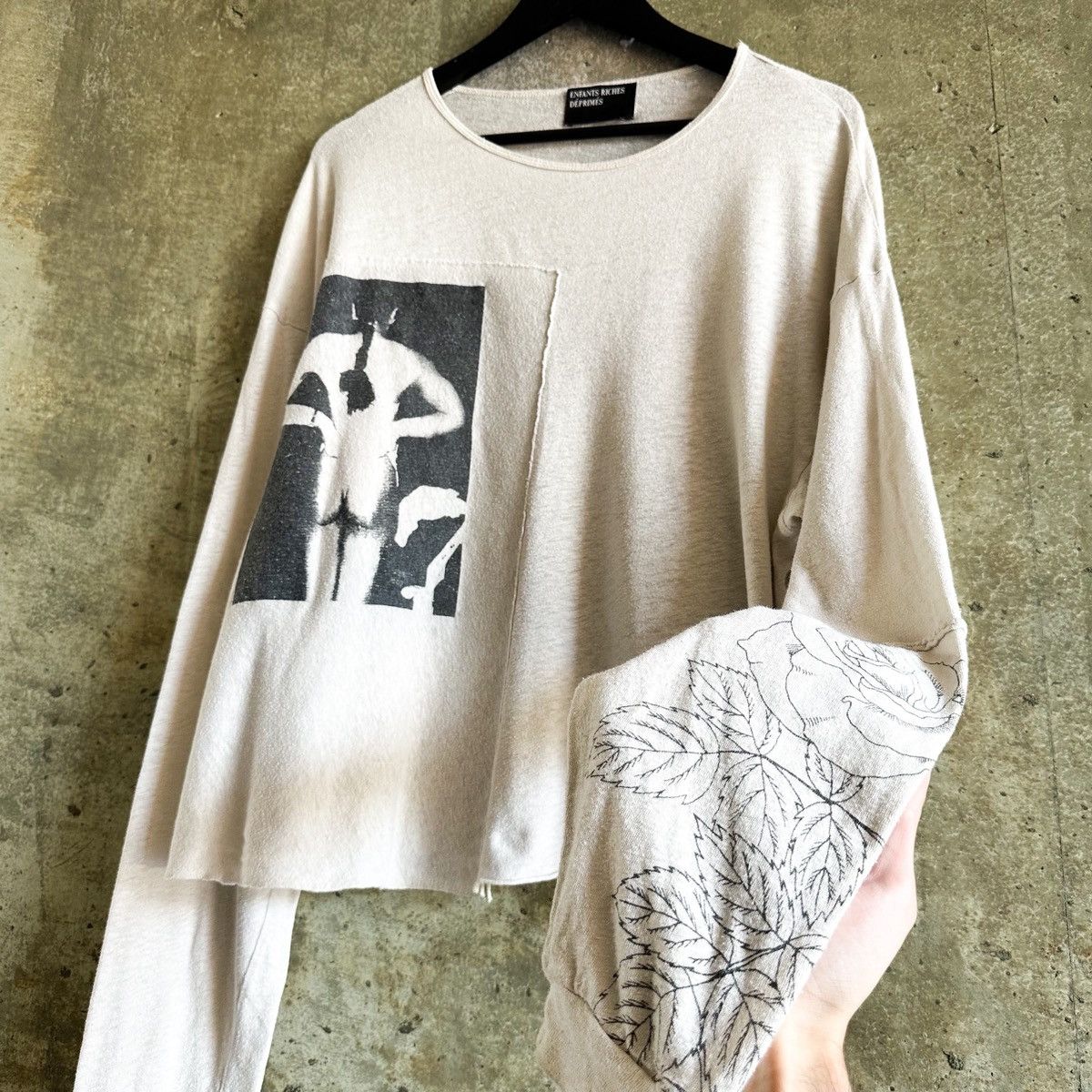 Enfants Riches Deprimes ERD Artist & Model Patchwork Sheer Long Sleeve Shirt Size US M / EU 48-50 / 2 - 3 Thumbnail