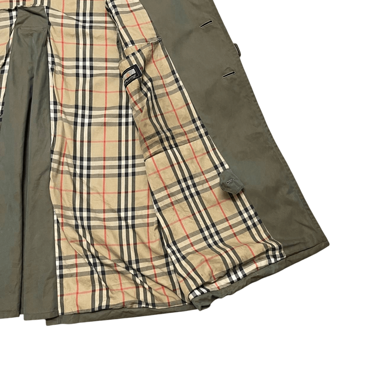 Burberry Vintage Burberry Nova Check Trench Coat Distressed Size US M / EU 48-50 / 2 - 16 Thumbnail