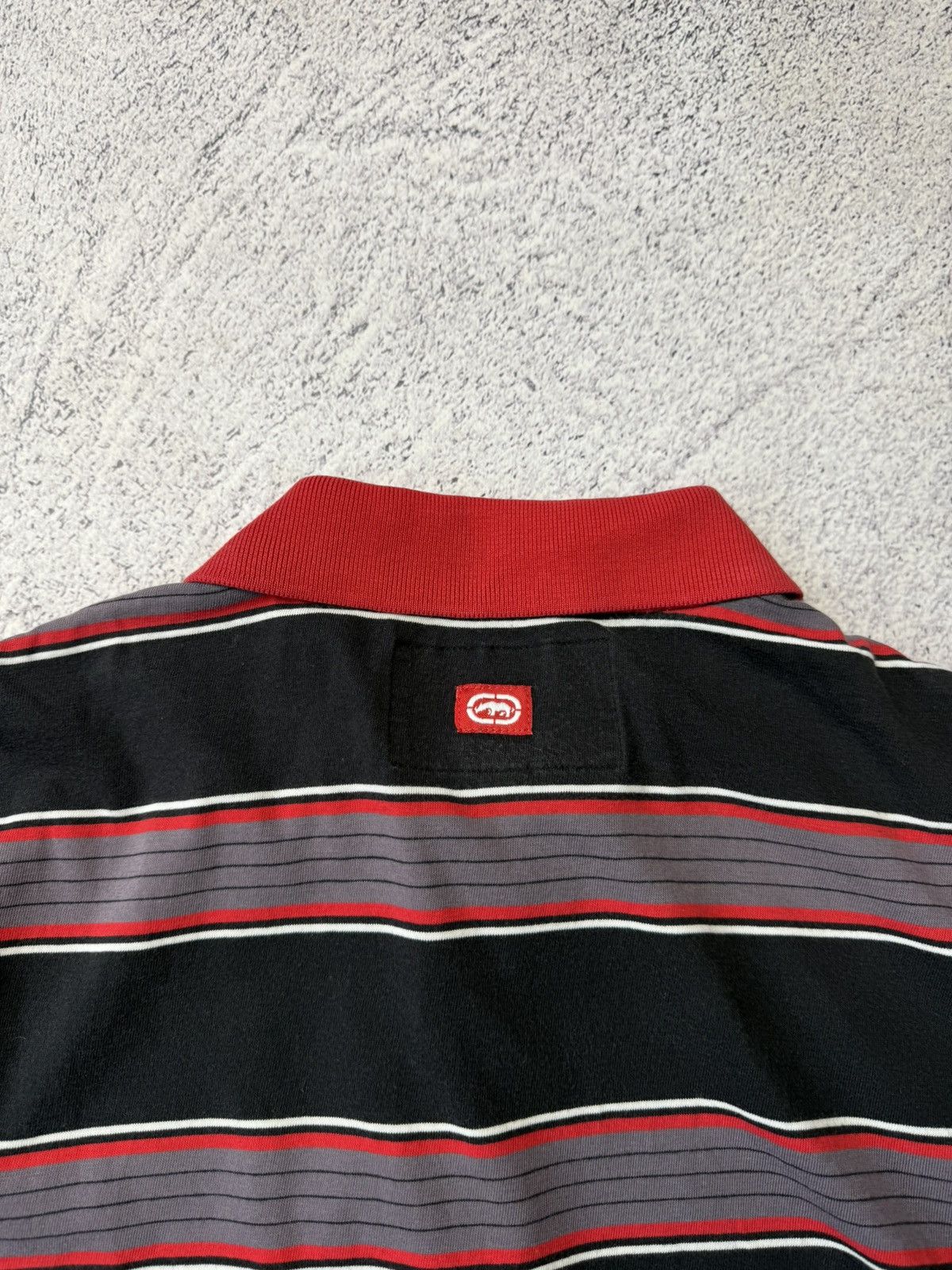 Ecko Unltd. VINTAGE Ecko Unltd Y2K Red Big logo Polo T-Shirt USA Size US L / EU 52-54 / 3 - 24 Thumbnail