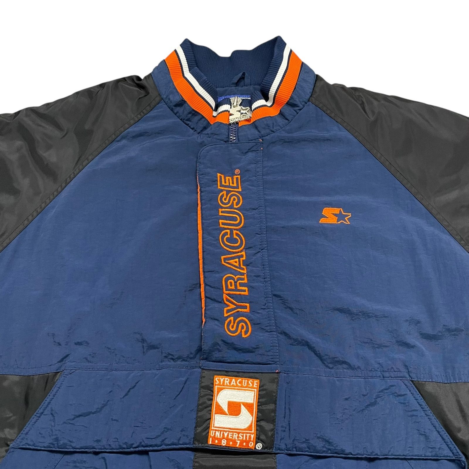 NCAA VTG 90s SYRACUSE ORANGE UNIVERSITY STARTER PUFFER JACKET Size US XXL / EU 58 / 5 - 4 Thumbnail