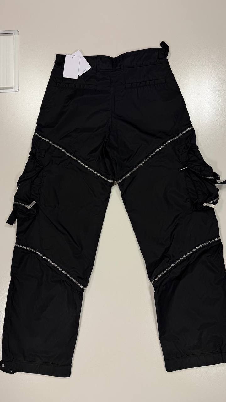 Off-White Off White Black Utility Nylon Zipped Cargo Pants NEW Size US 33 - 5 Thumbnail