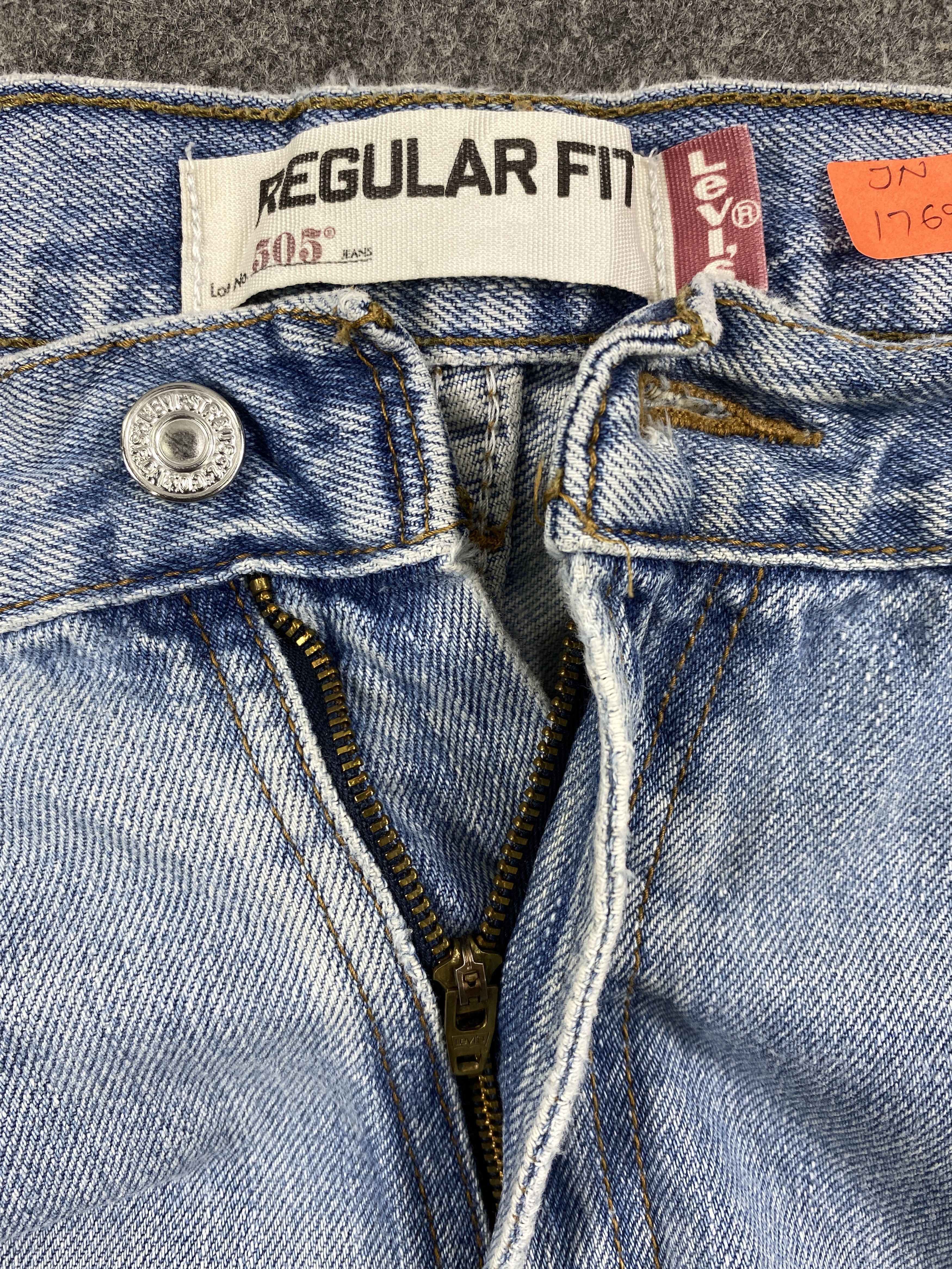 Levi's Light Blue Wash Vintage Levi's 505 36x28.5 Denim -JN1769 Size US 36 / EU 52 - 6 Thumbnail