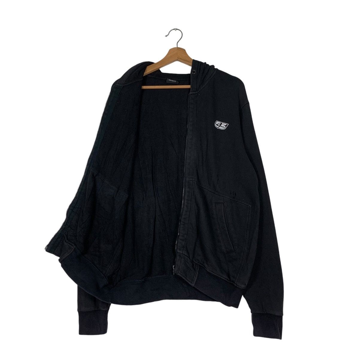 55DSL 55 DSL Big Logo Zipper Hoodies #1199-C55 Size US M / EU 48-50 / 2 - 11 Thumbnail