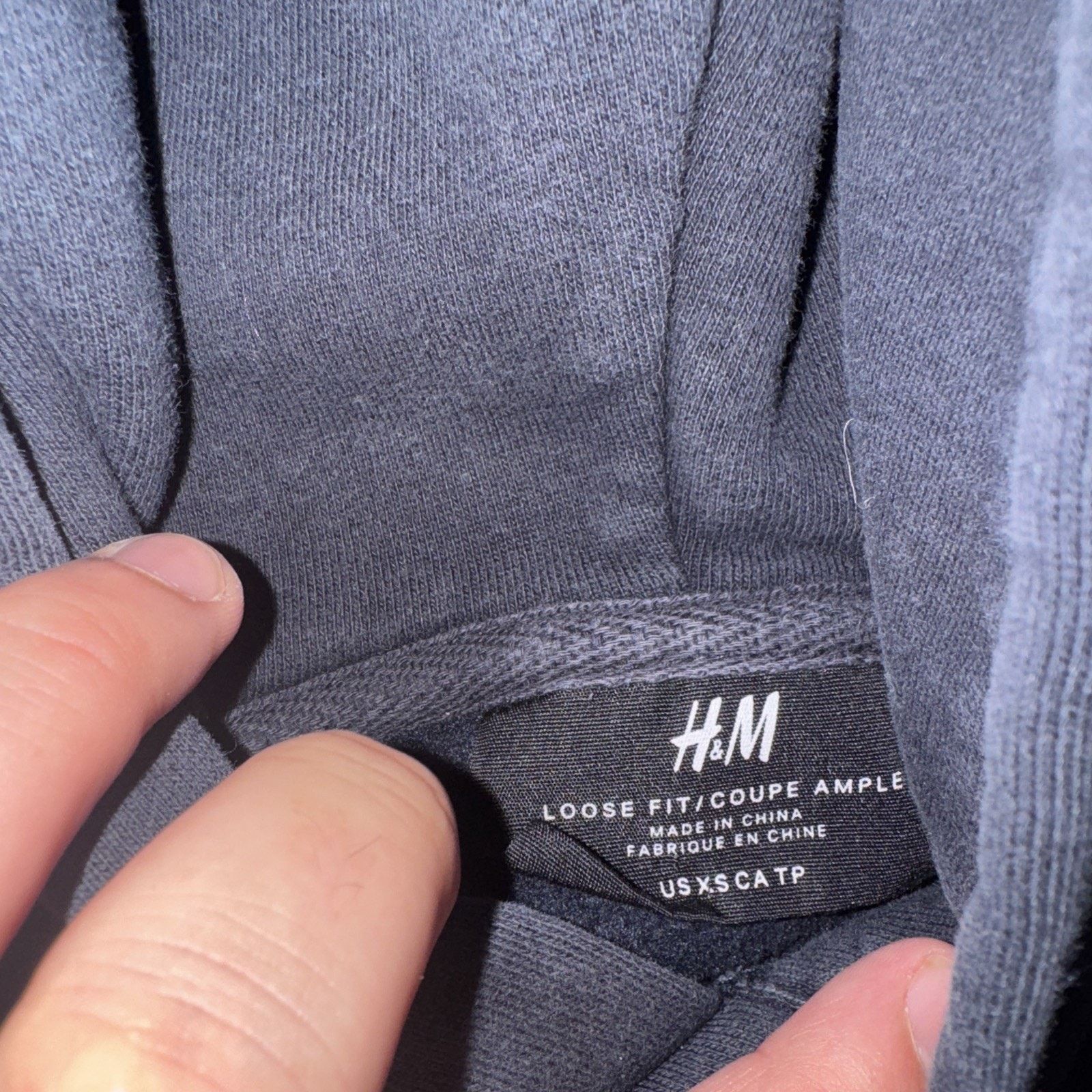 H&M × Vintage H&M Pull Over Hoodie Black XS 19x24 Heavy Weight Size US XS / EU 42 / 0 - 3 Thumbnail