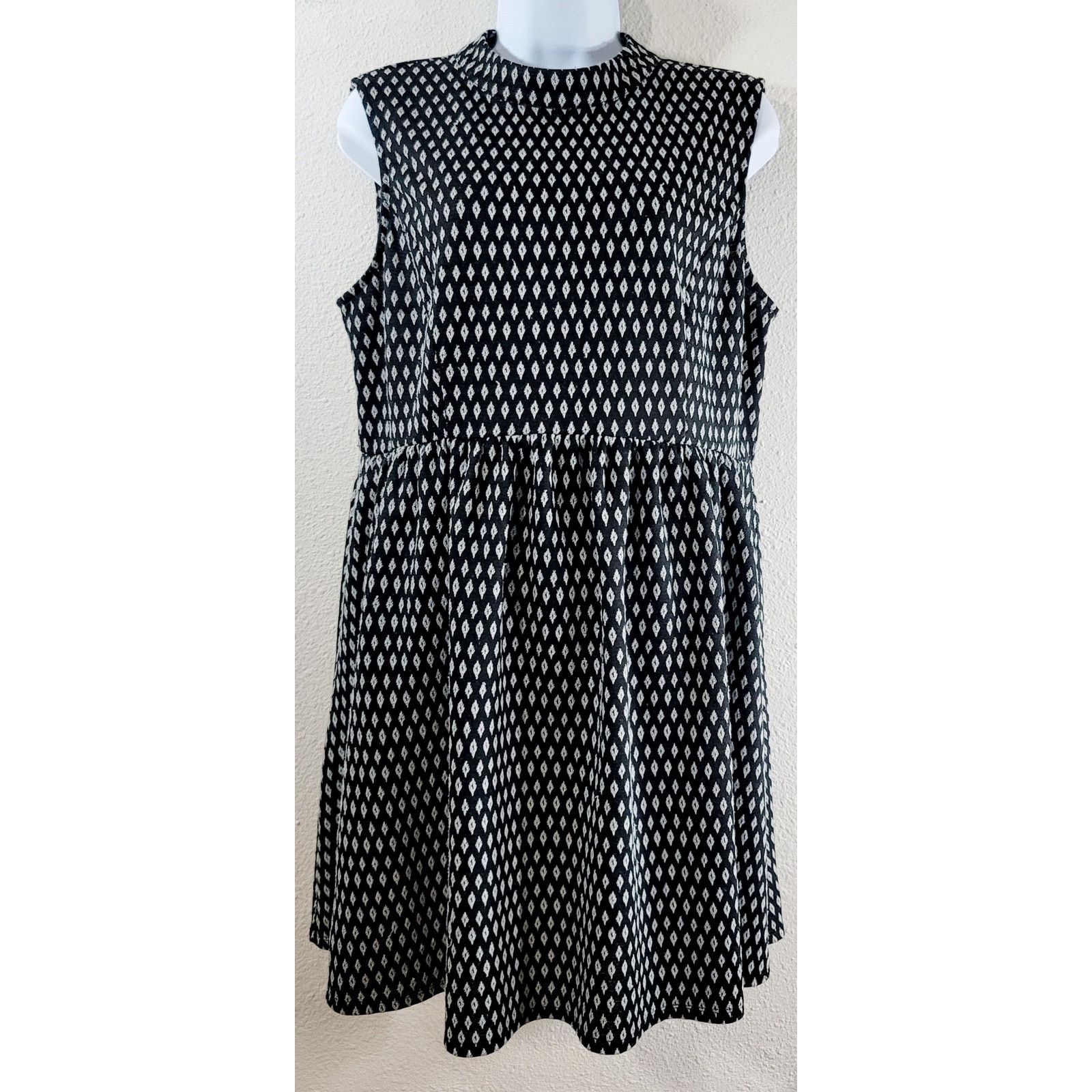 Other Xhilaration Black White Geo Print A Line Dress XL Ruffled Size XL / US 12-14 / IT 48-50 - 1 Thumbnail