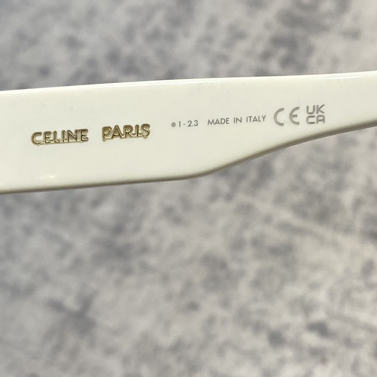 Celine CELINE Triomphe CL40269U Cat Eye Sunglasses WHITE Size ONE SIZE - 7 Thumbnail