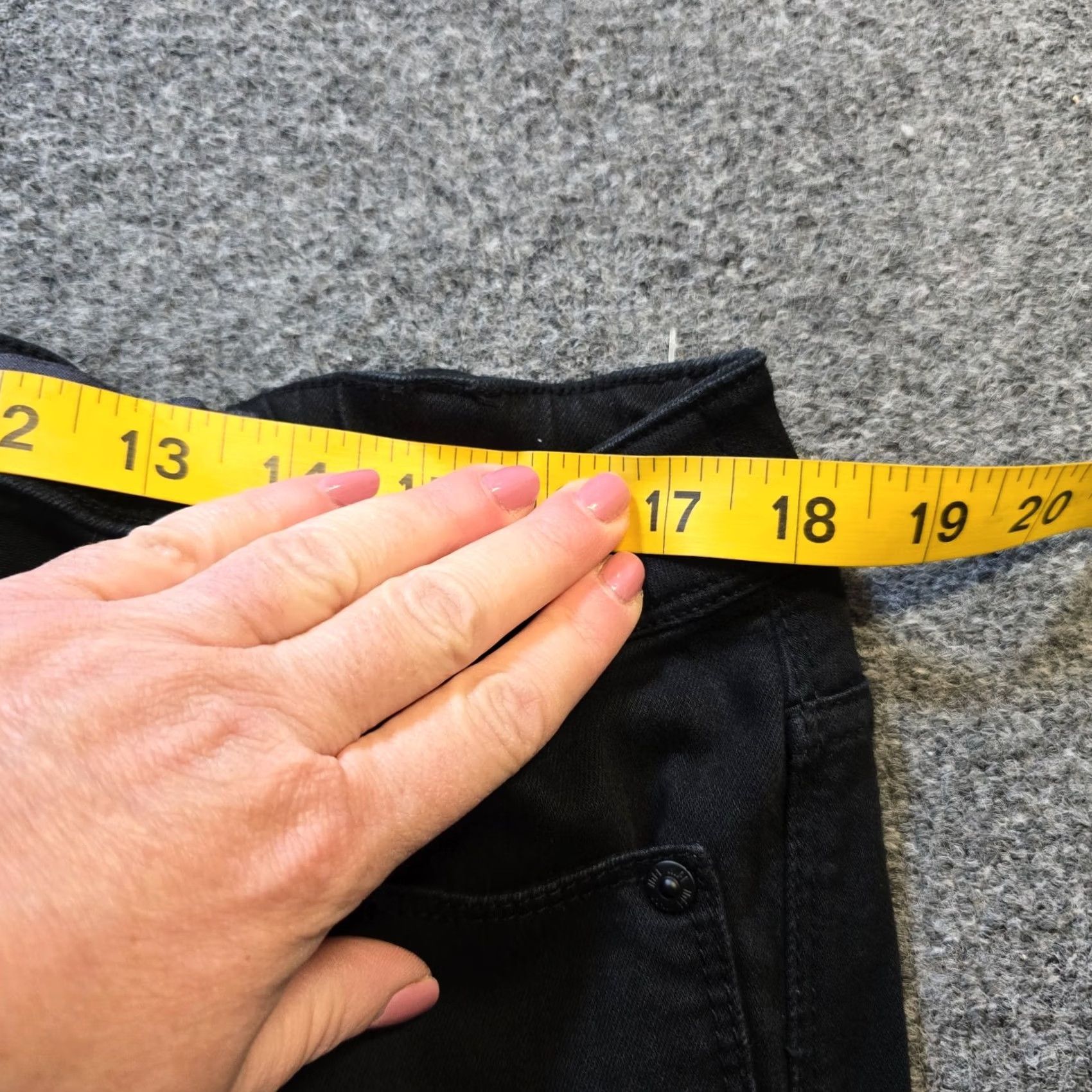 J. Jill J. Jill Jeans Women Size 16 Black Denim Slim Ankle Mid Rise Casual Pants Size 38" / US 16 / IT 52 - 6 Thumbnail