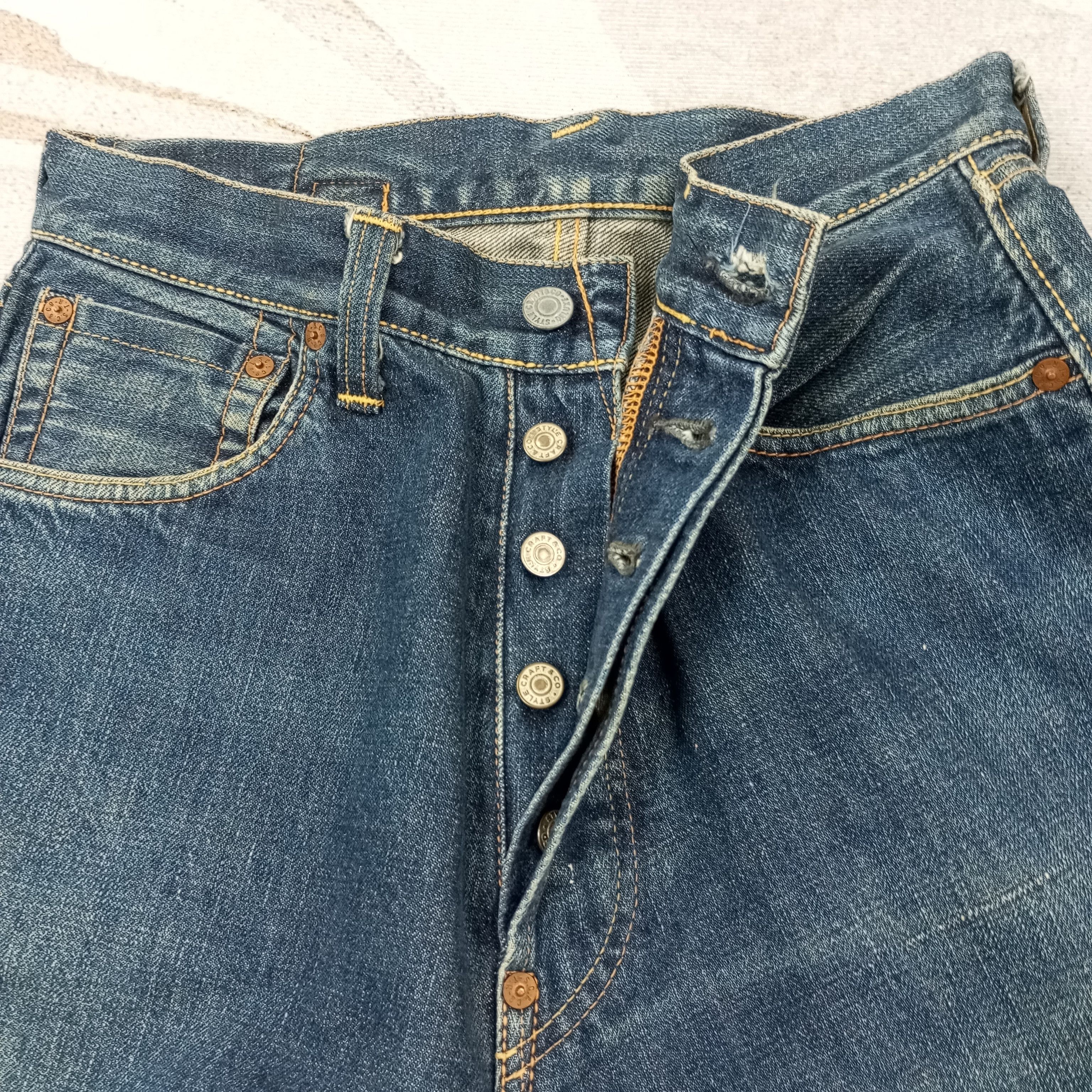 Evisu Vintage Evis Streetwear Custom Daicock Jeans c235n25 Size US 28 / EU 44 - 11 Thumbnail