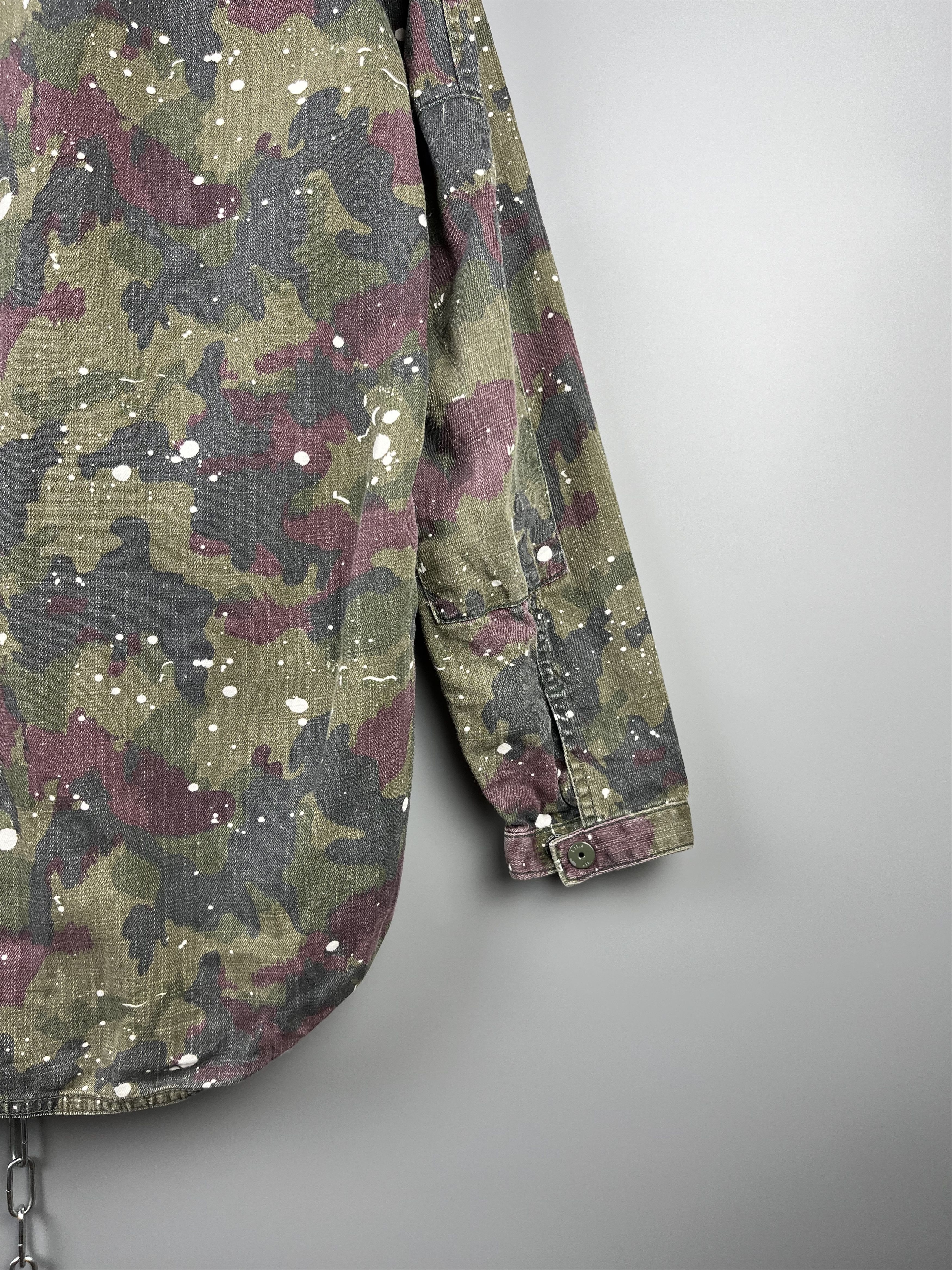 G-Star G Star Raw Painted Zip Casual Long Sleeve Shirt Size US M / EU 48-50 / 2 - 15 Thumbnail