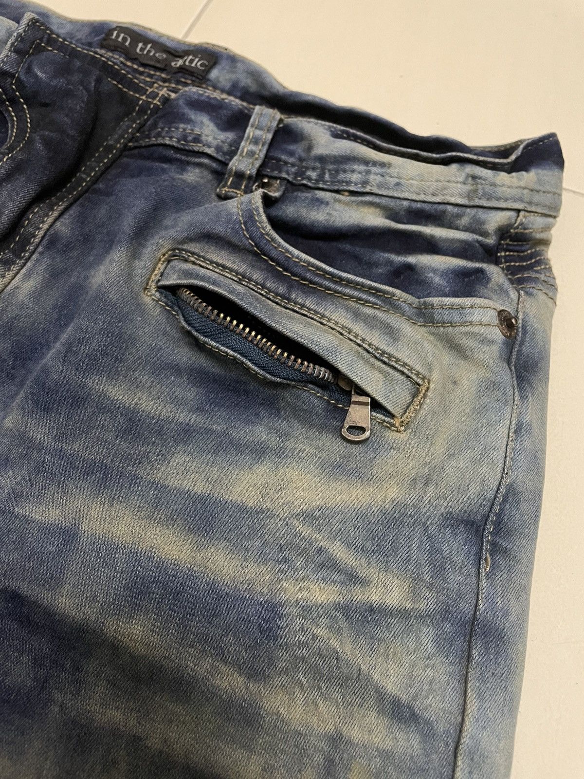 In The Attic In The Attic Punk Rockabilly Bikers Denim Size US 31 - 3 Thumbnail