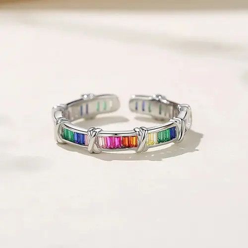 Jewelry × Ring Of Fire Colorful Ring Size ONE SIZE - 4 Thumbnail