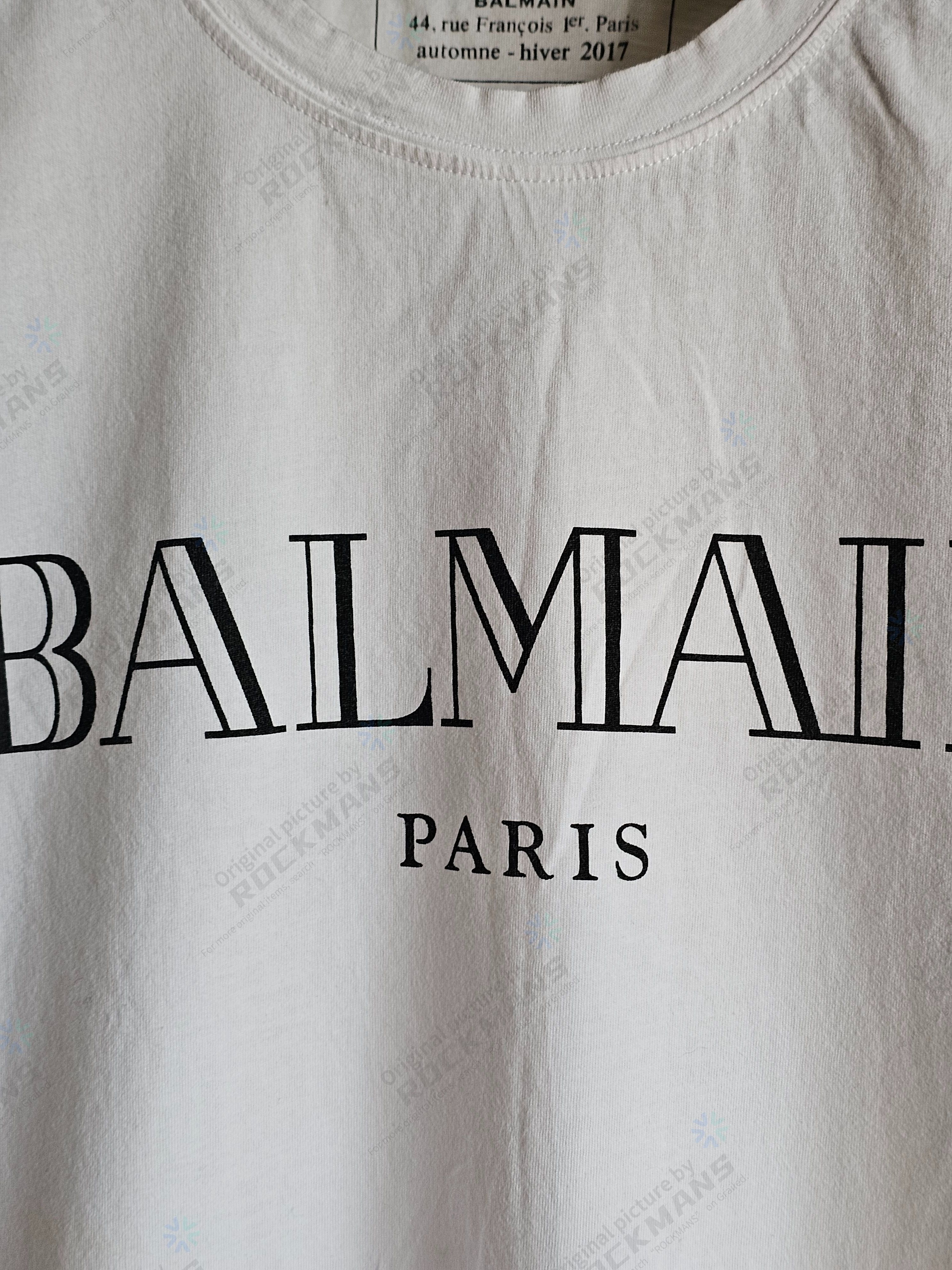 Balmain Balmain Men's White T-Shirt Size L Size US L / EU 52-54 / 3 - 2 Thumbnail