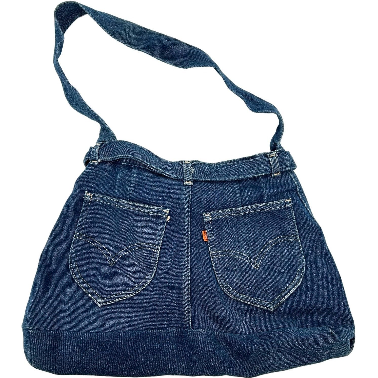 Levi's Vintage 80s 90s women's blue Levi's orange tab shoulder bag Size ONE SIZE - 1 Thumbnail