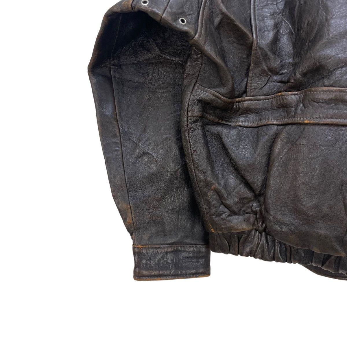 Aviator Nation 💥Vintage 80 Dog Fight A2 Leather Jacket Size US M / EU 48-50 / 2 - 11 Thumbnail