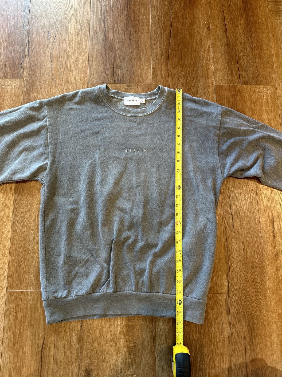 Topman Topman Berlin Grey Sweatshirt Size US XS / EU 42 / 0 - 7 Thumbnail