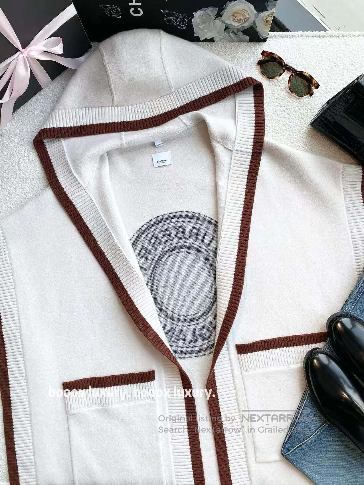 Burberry Burberry Size 1 Ring logo hooded cape shawl| Size S / US 4 / IT 40 - 1 Thumbnail